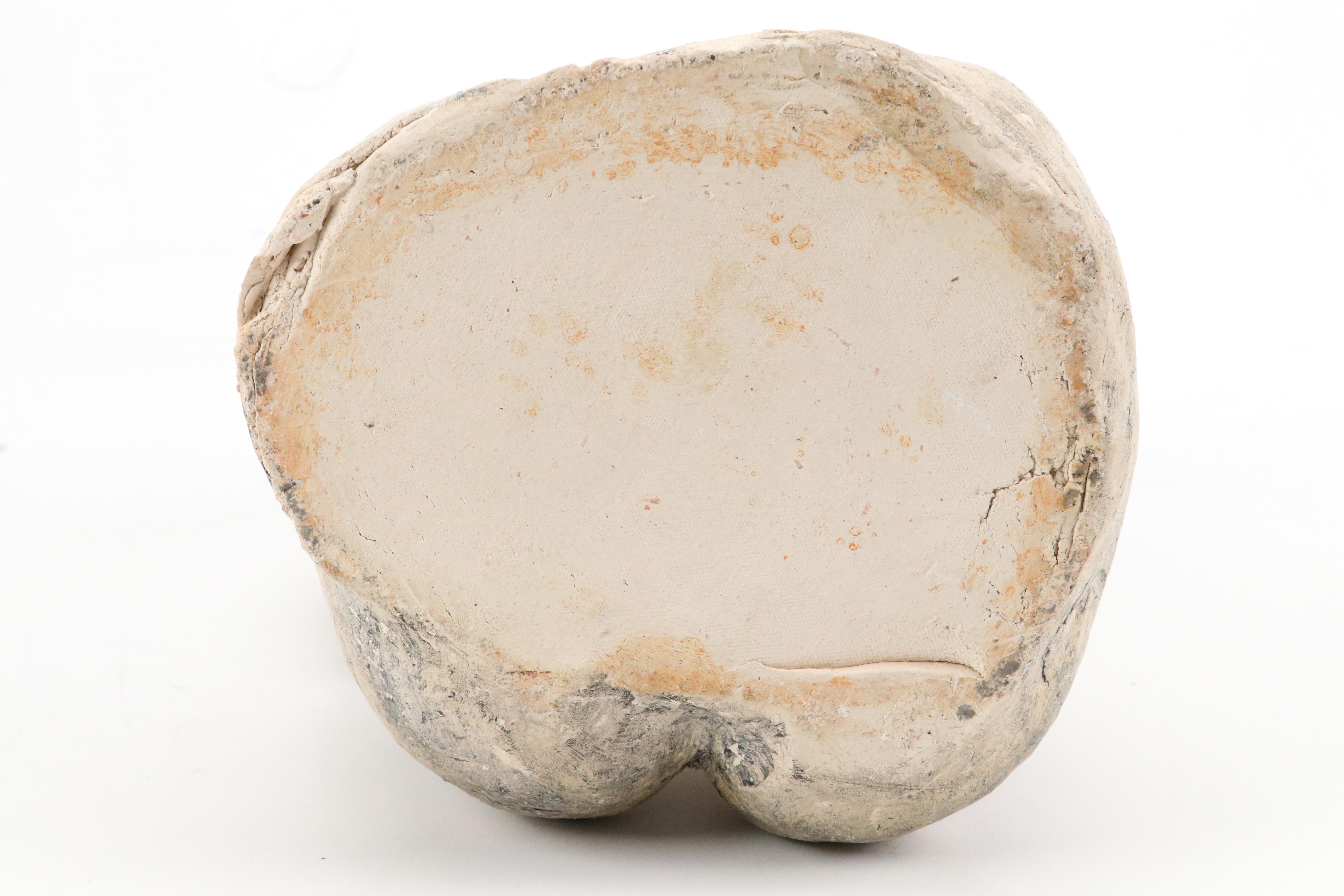 Ceramic Sculpture of Nude Woman's Torso