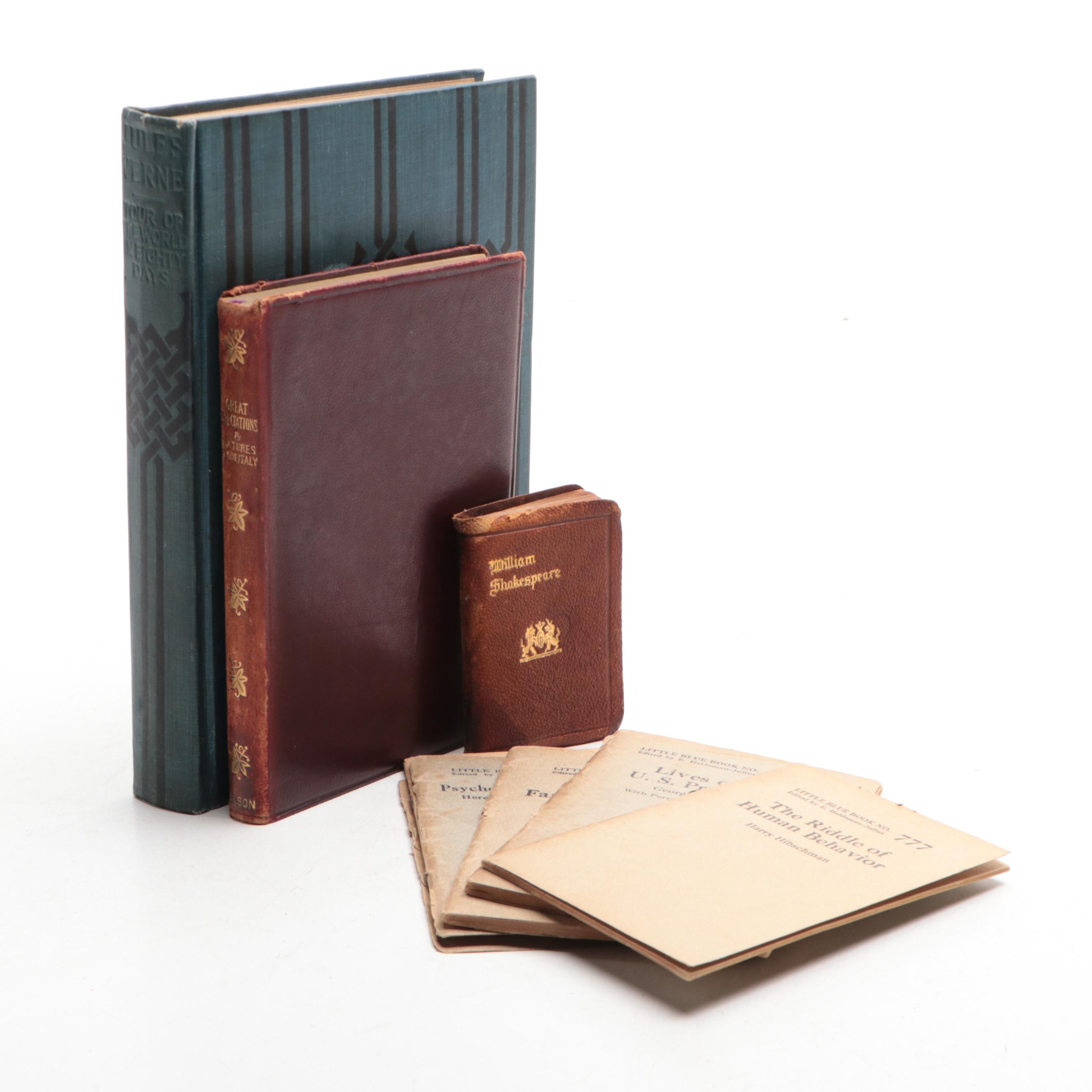 Memorial Edition "Tour of the World in Eighty Days" by Jules Verne and More