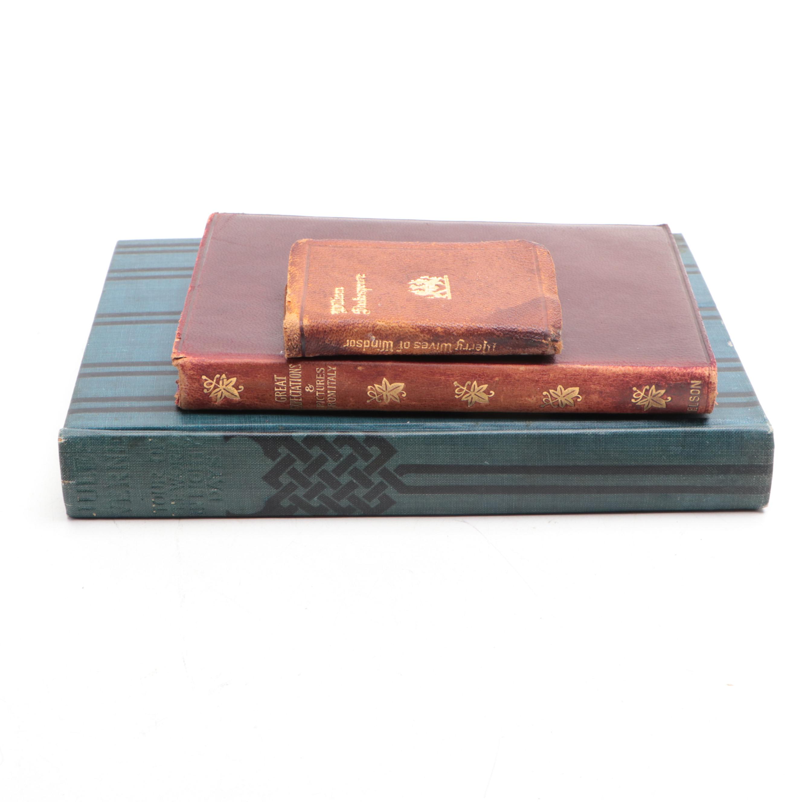 Memorial Edition "Tour of the World in Eighty Days" by Jules Verne and More