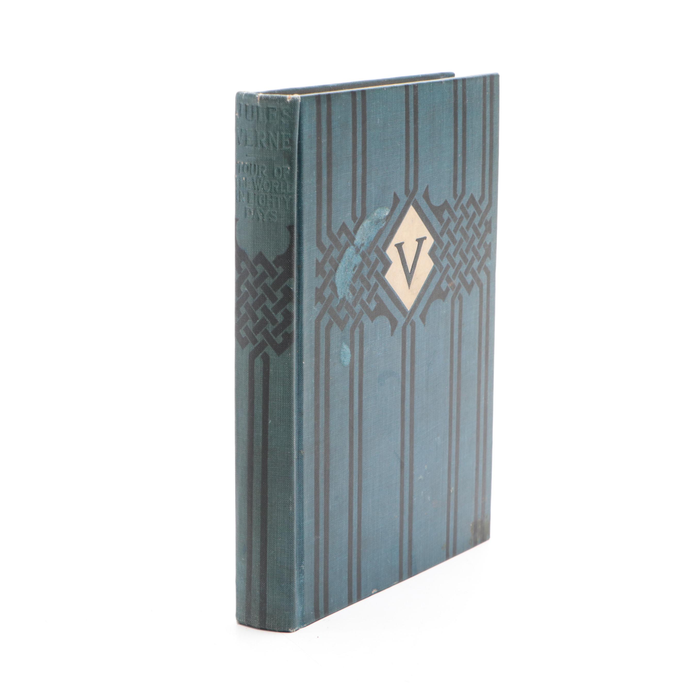 Memorial Edition "Tour of the World in Eighty Days" by Jules Verne and More