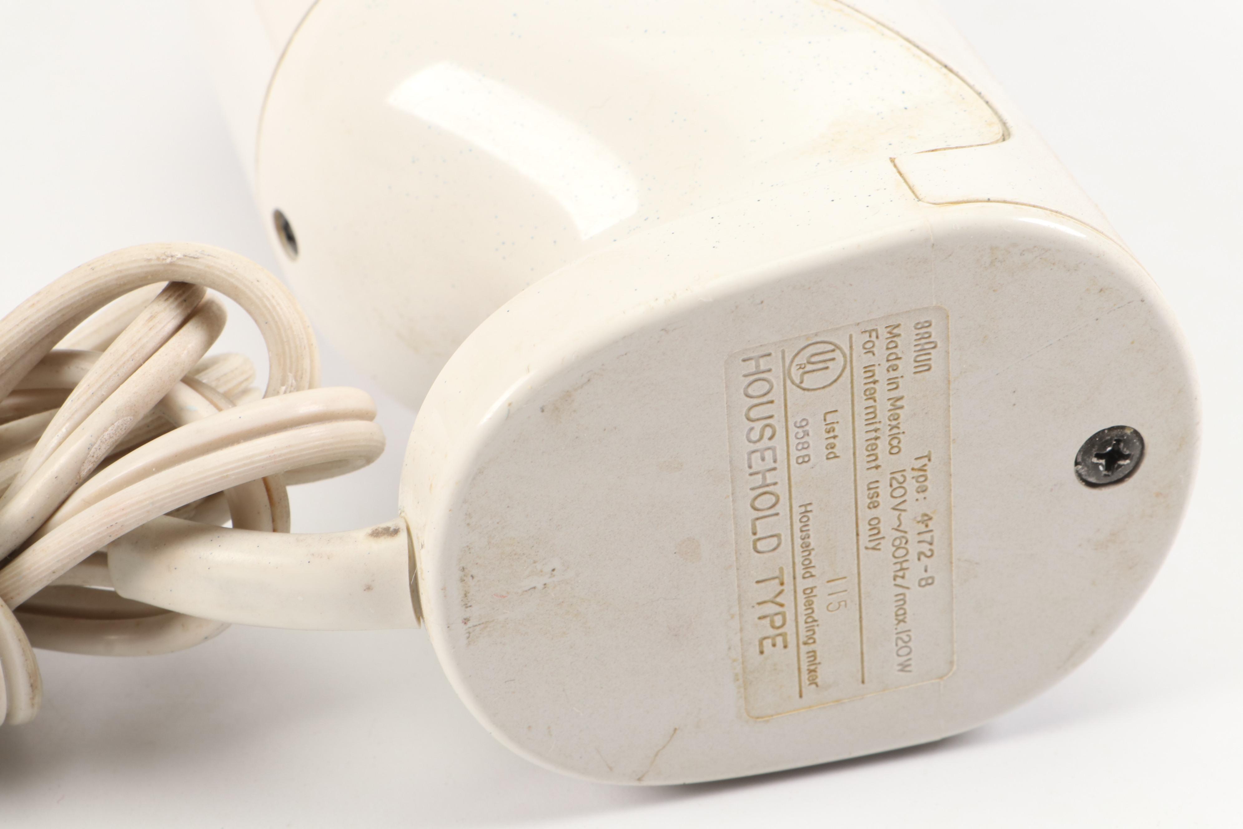 General Electric Plastic Food Processor with Braun Handheld Blender and More