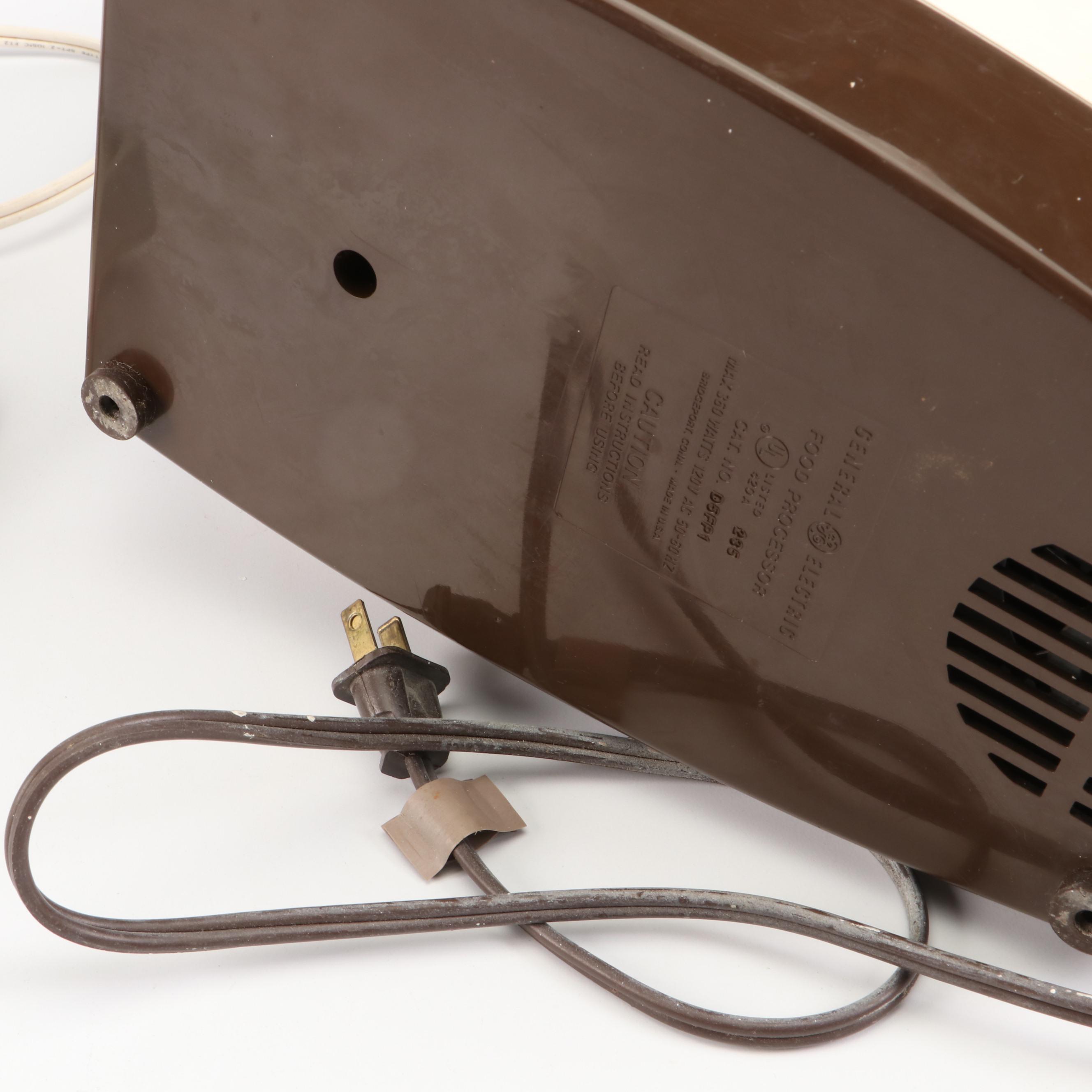 General Electric Plastic Food Processor with Braun Handheld Blender and More