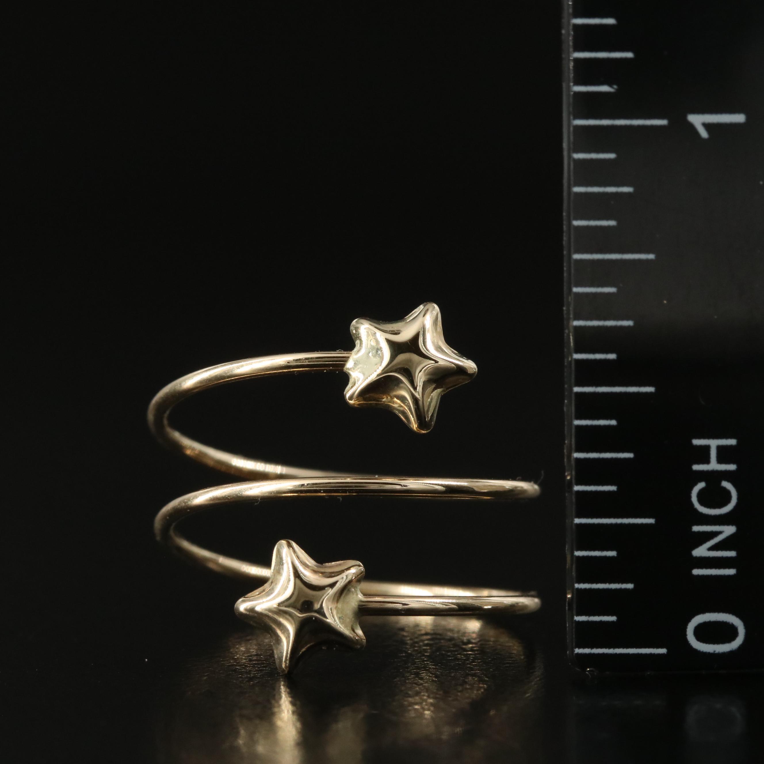 14K Star Wrap Ring