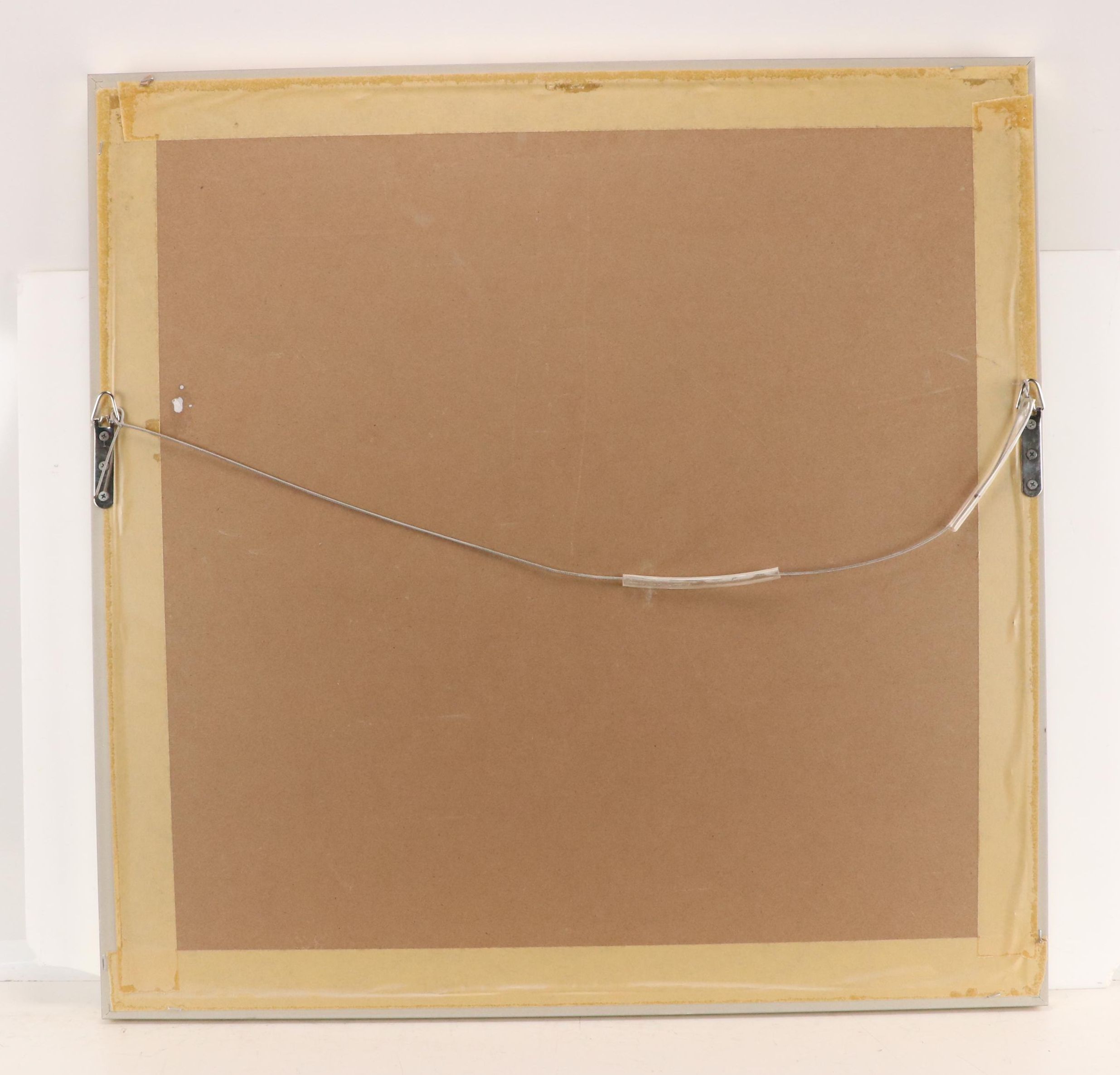 Offset Lithograph of Abstracted Landscape with Trees, 21st Century