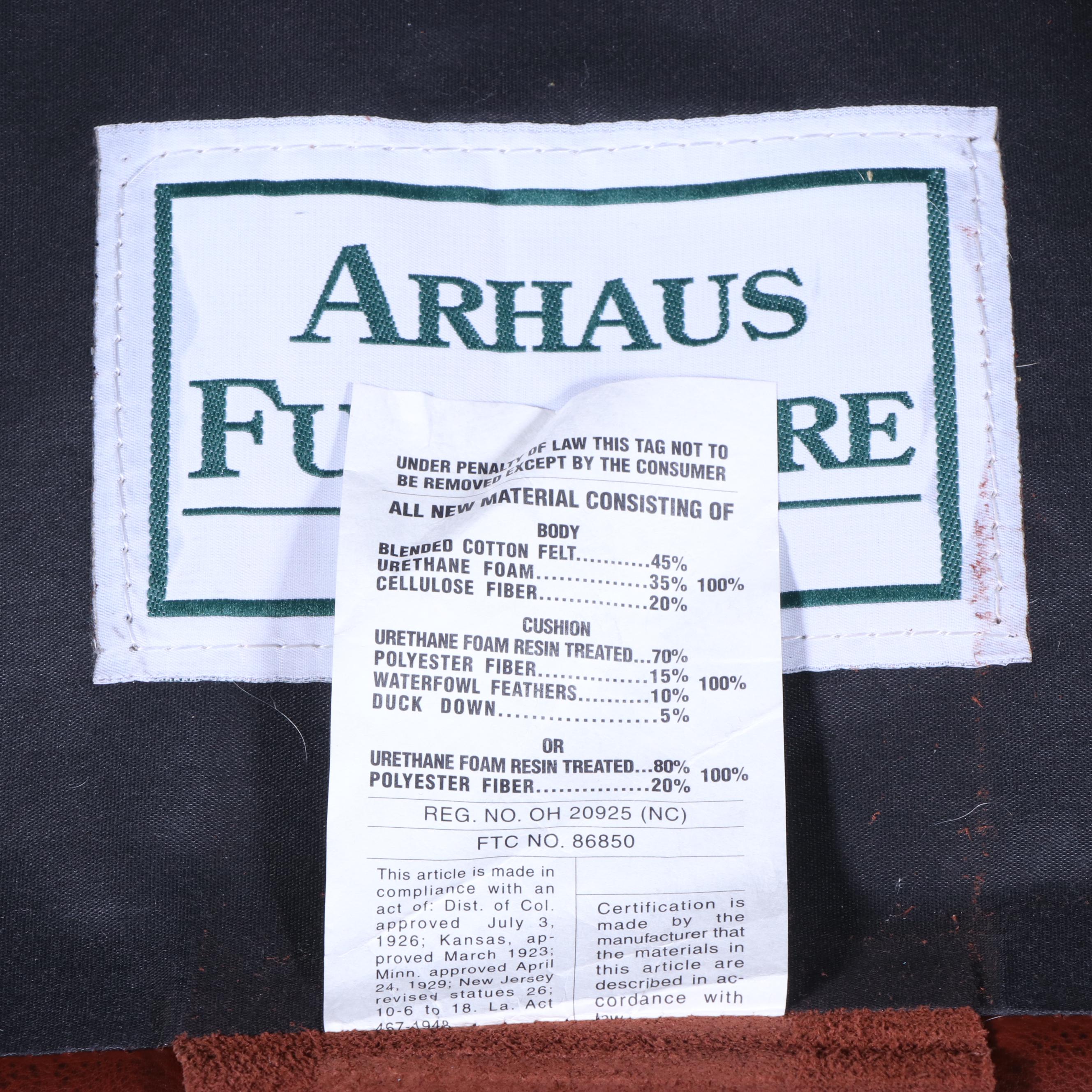 Arhaus Furniture Leather Recliner