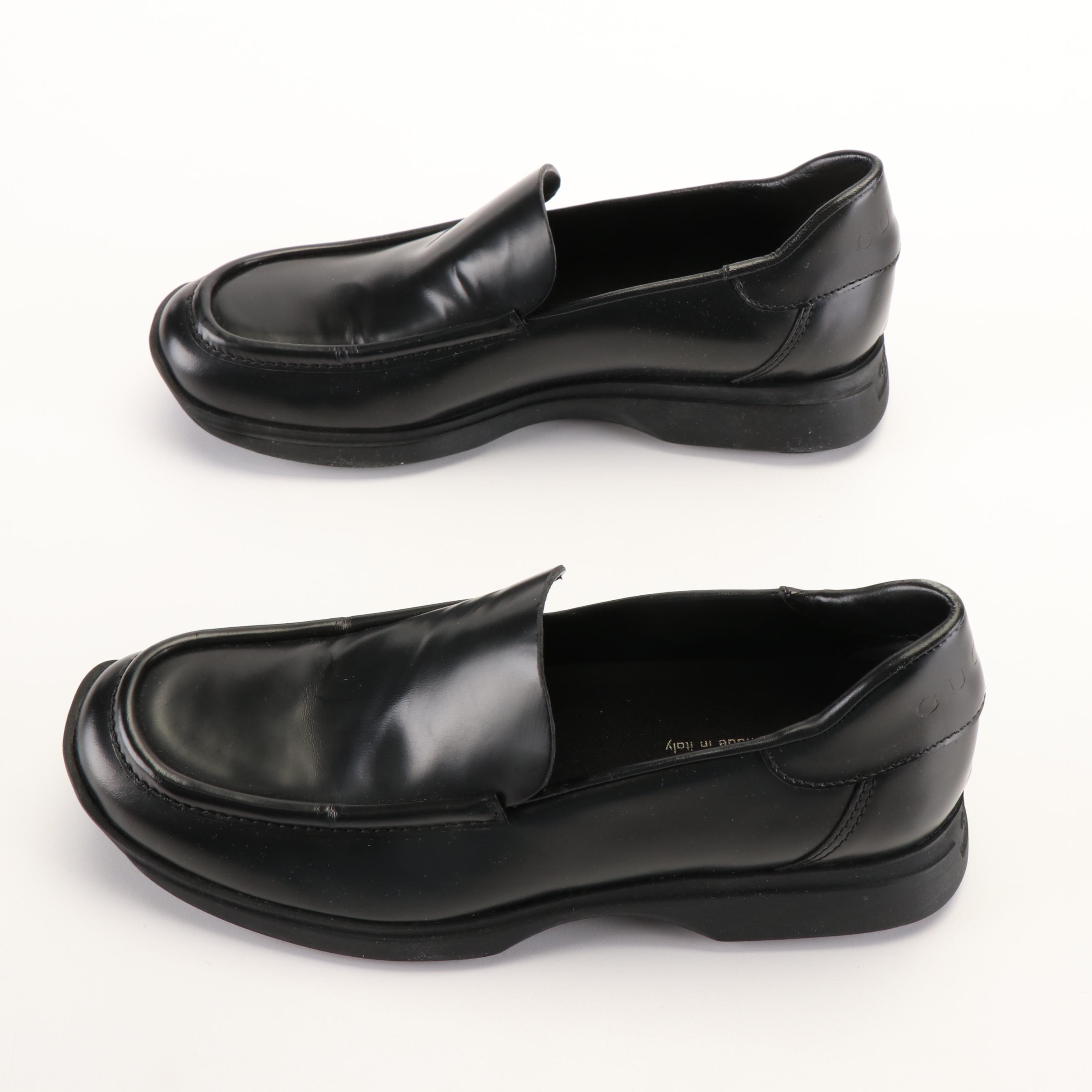 Gucci Scarpa Sportiva Pelle Leather Loafers