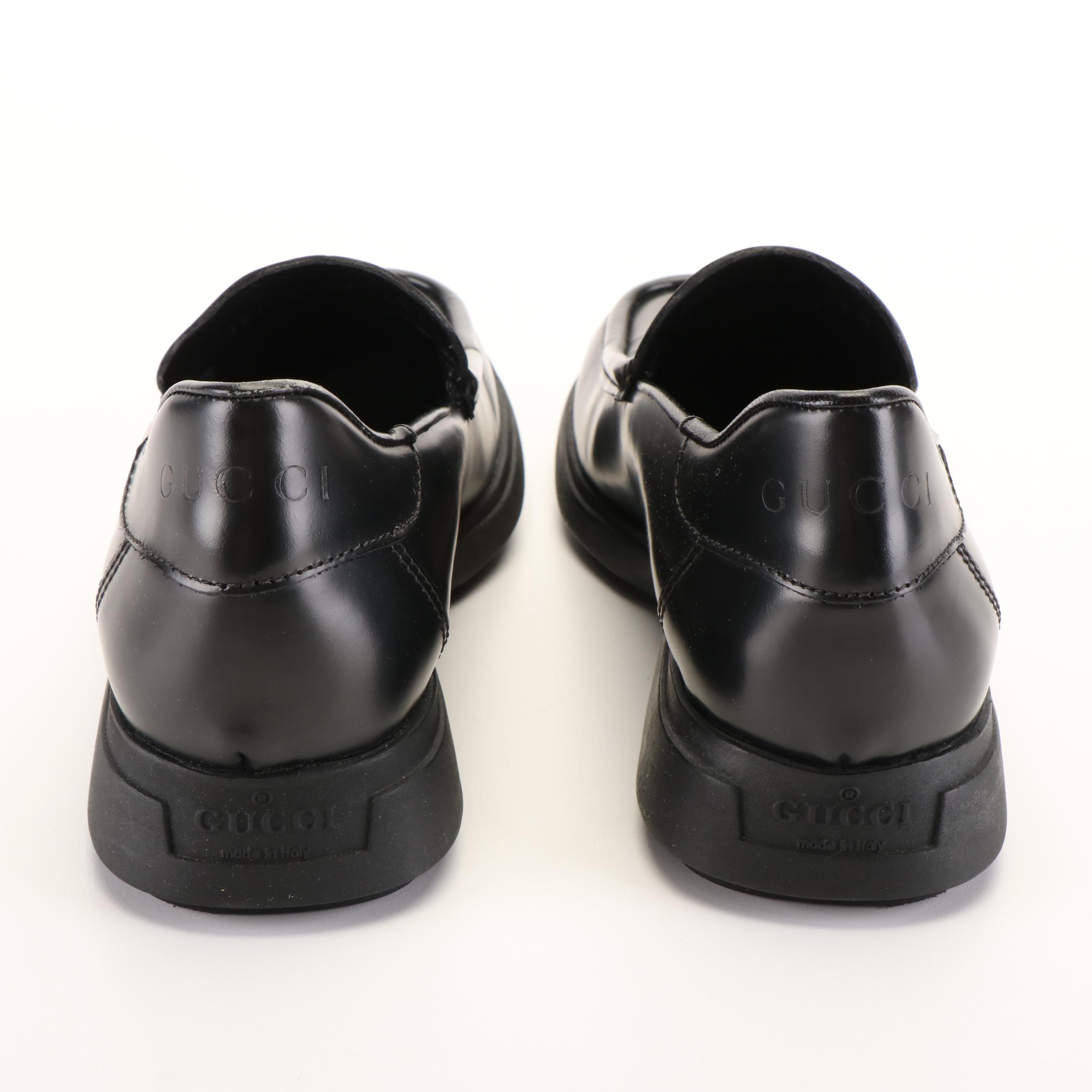 Gucci Scarpa Sportiva Pelle Leather Loafers