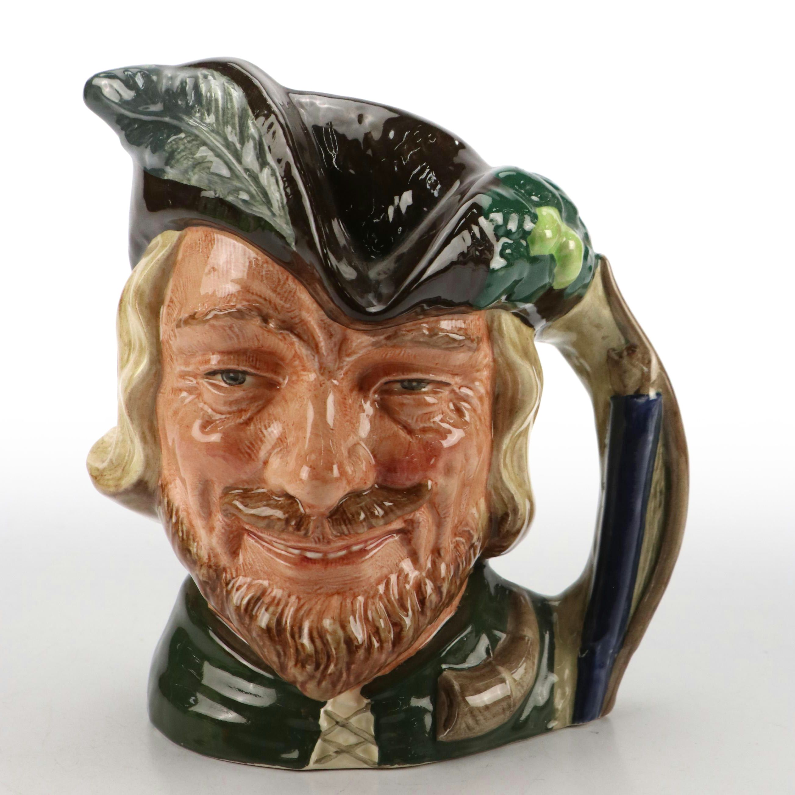 Royal Doulton "Robin Hood" Porcelain Toby Mug, Circa 1959