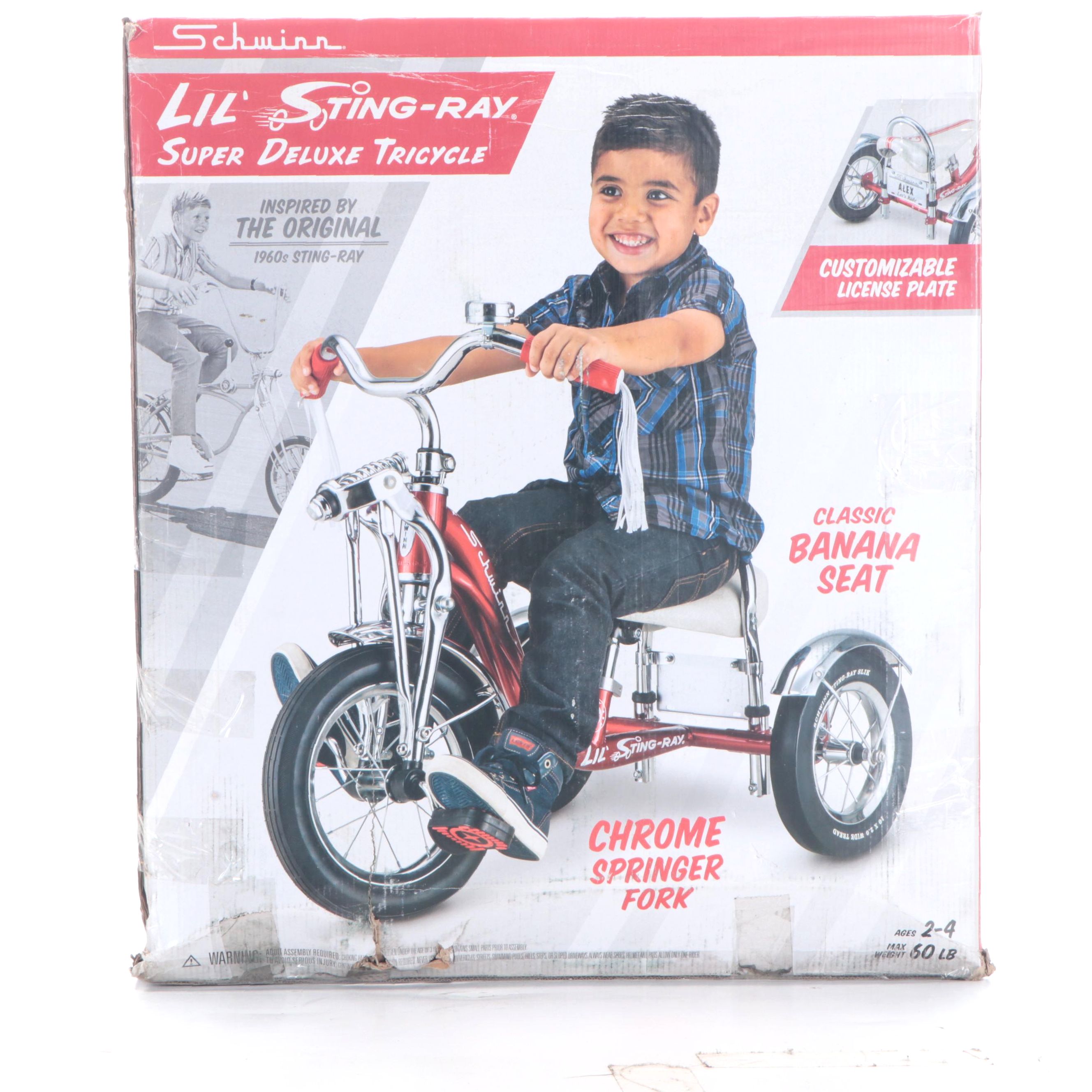 Schwinn Lil' Sting-Ray Super Deluxe Tricycle with Chrome Springer Fork