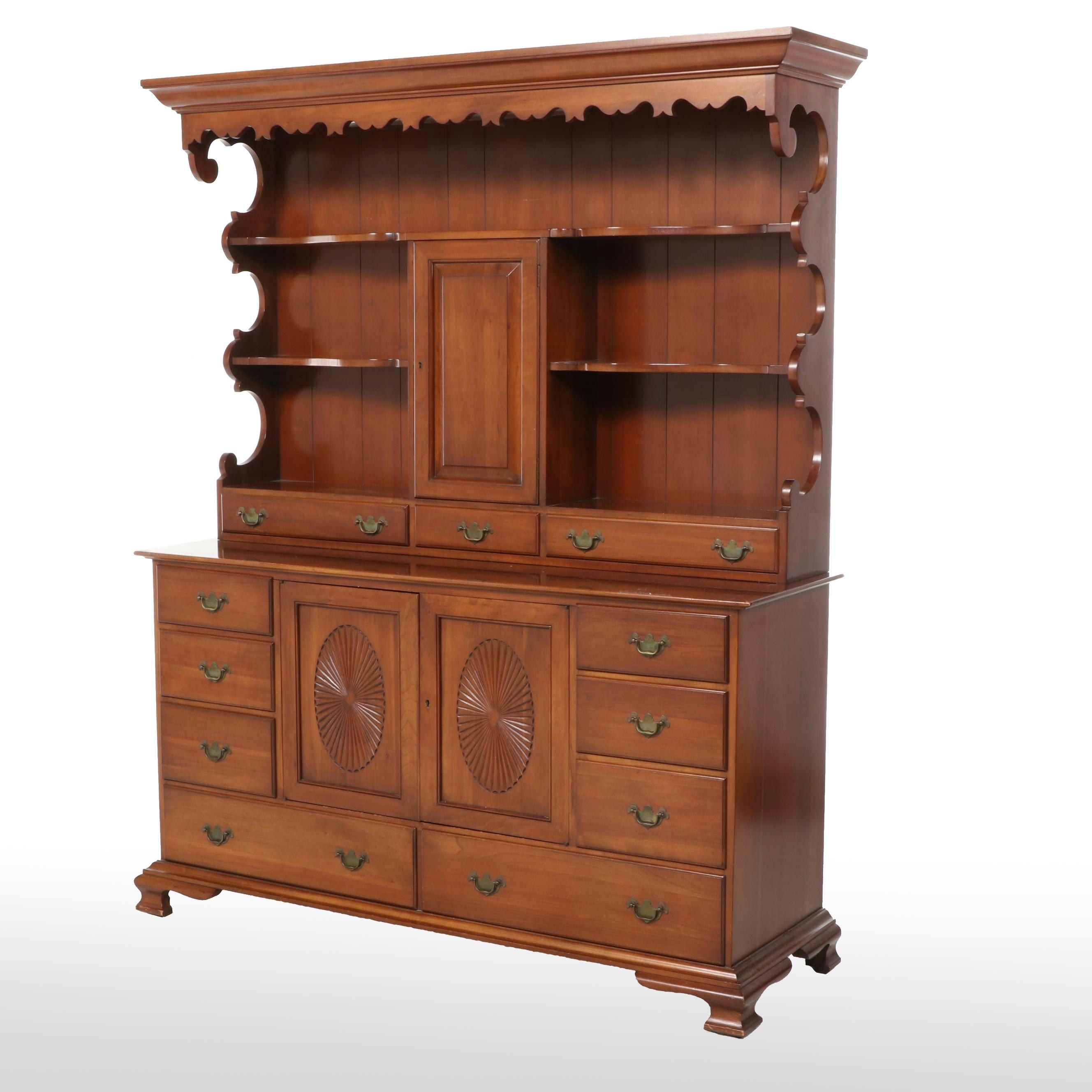 Mount Airy Chair Co. "Mabry Mill Collection" Cherrywood China Cabinet