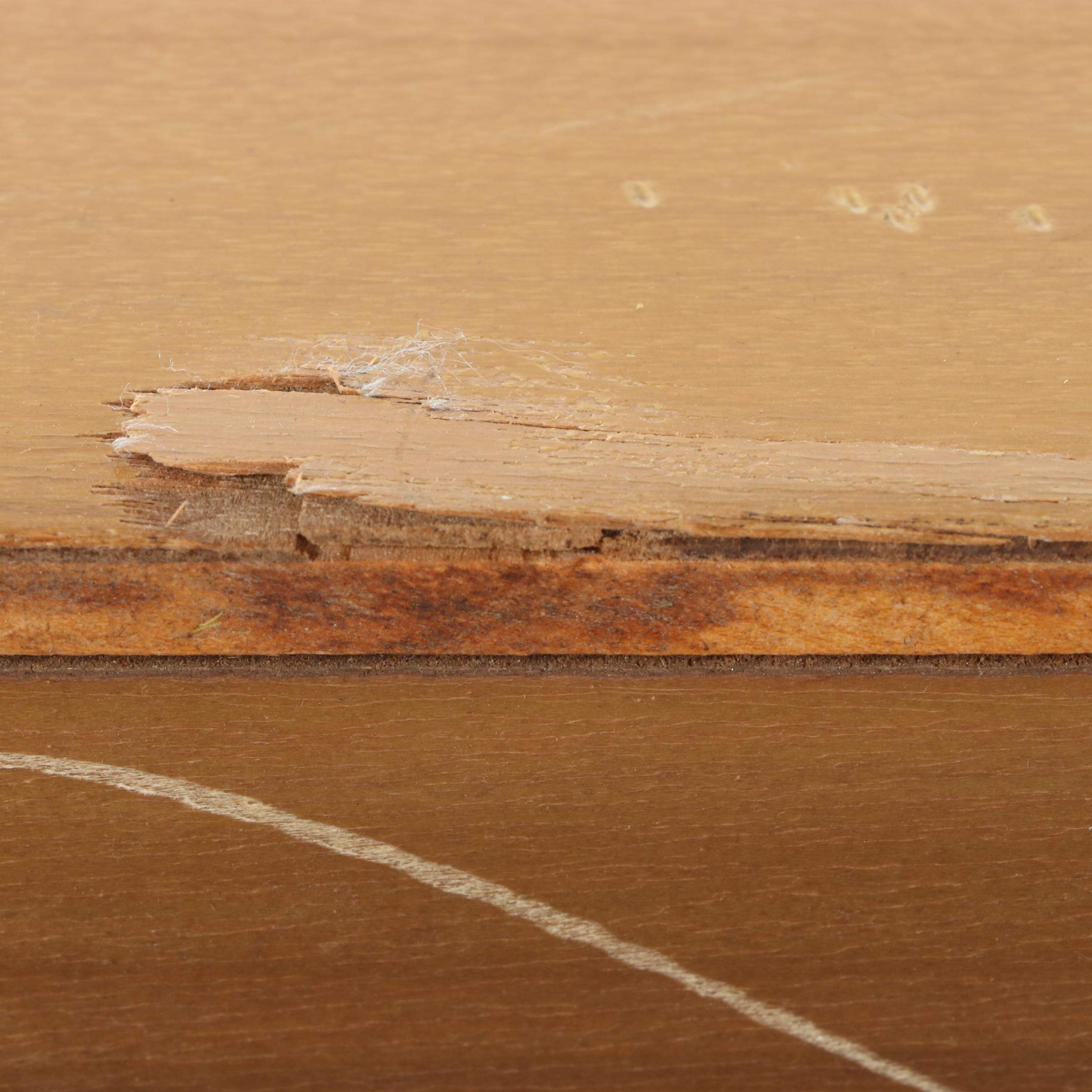 Mid Century Modern Bleached Mahogany, Burl Ash, & Faux-Bamboo Chest-on-Chest