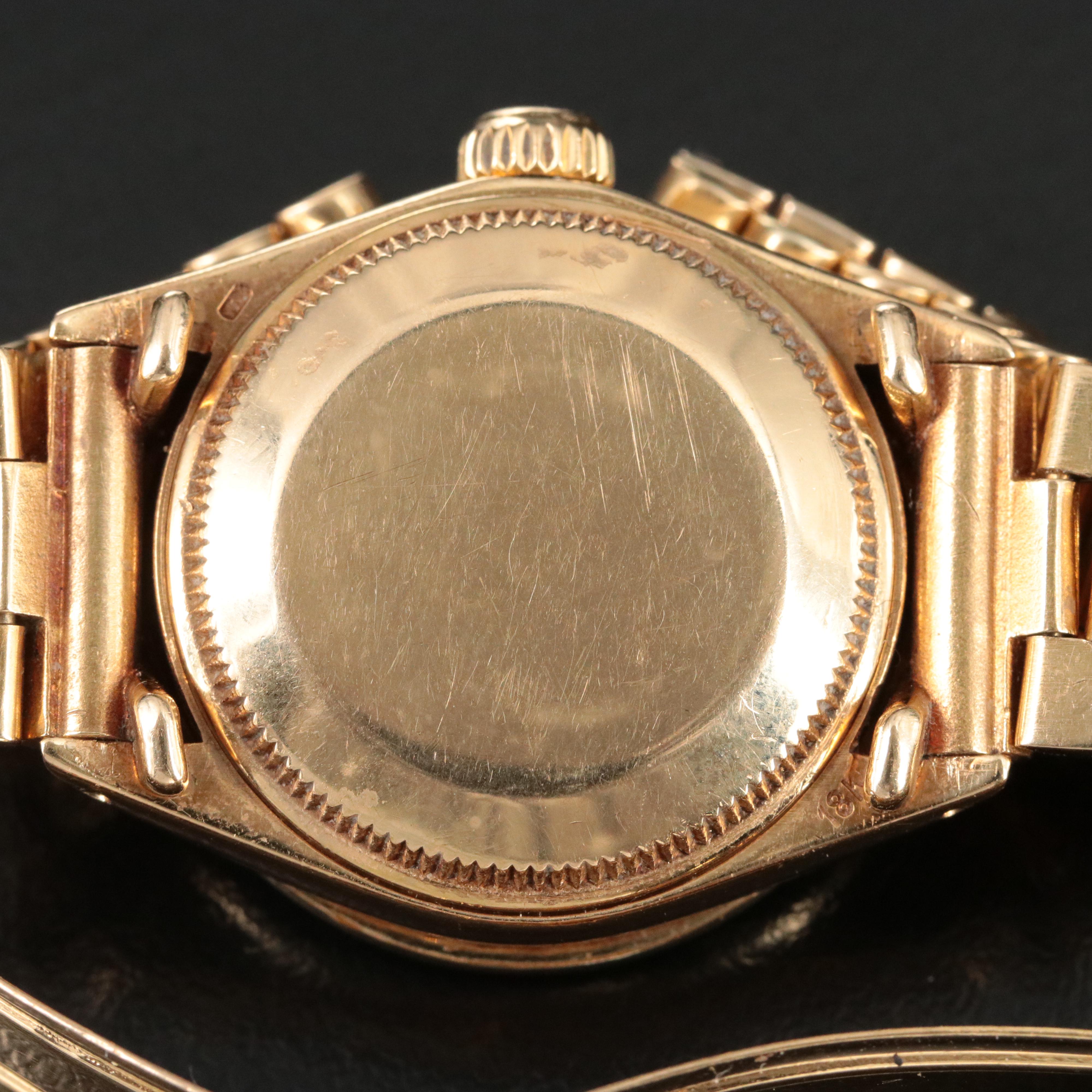 Rolex Datejust 6917 Custom 1.37 CTW Diamond Set 18K Gold Watch