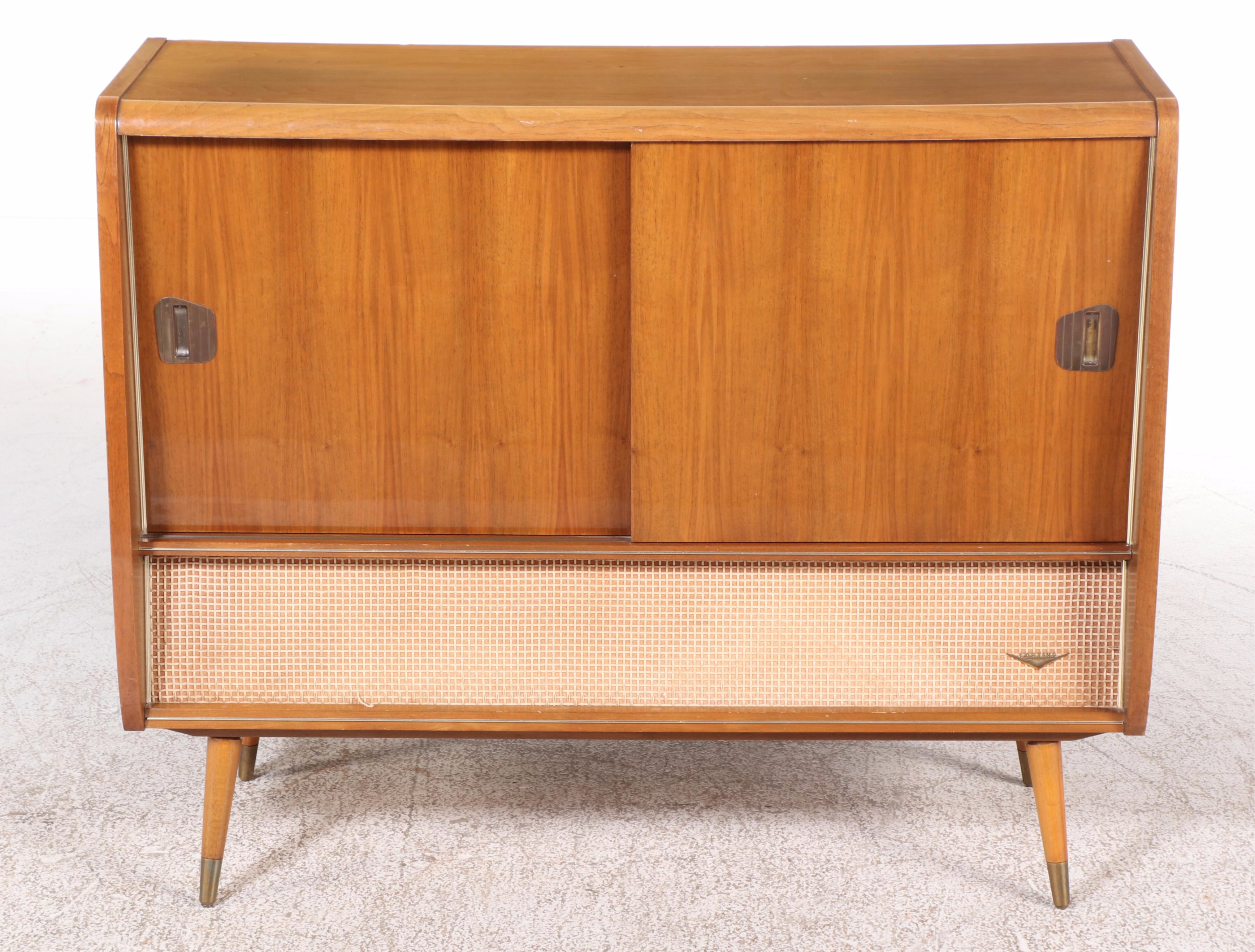 Körting for Delmonico Model 1091 Bar and Stereo Cabinet, Mid-20th Century