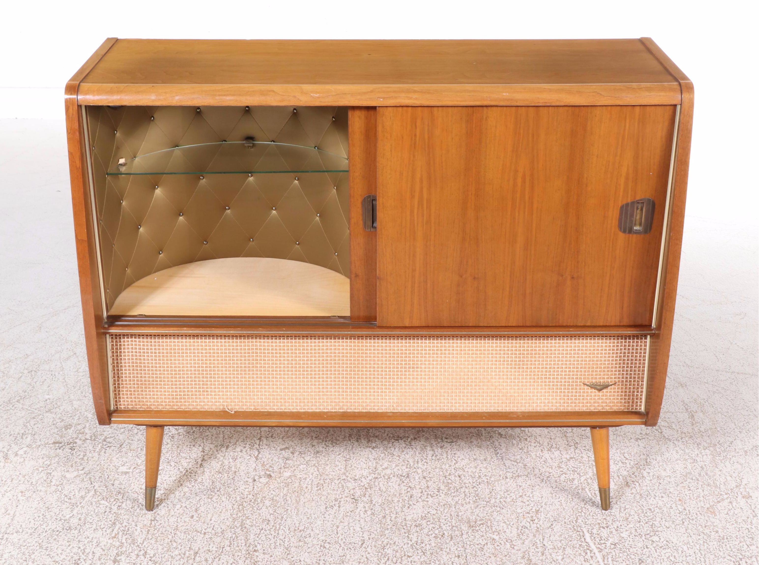 Körting for Delmonico Model 1091 Bar and Stereo Cabinet, Mid-20th Century