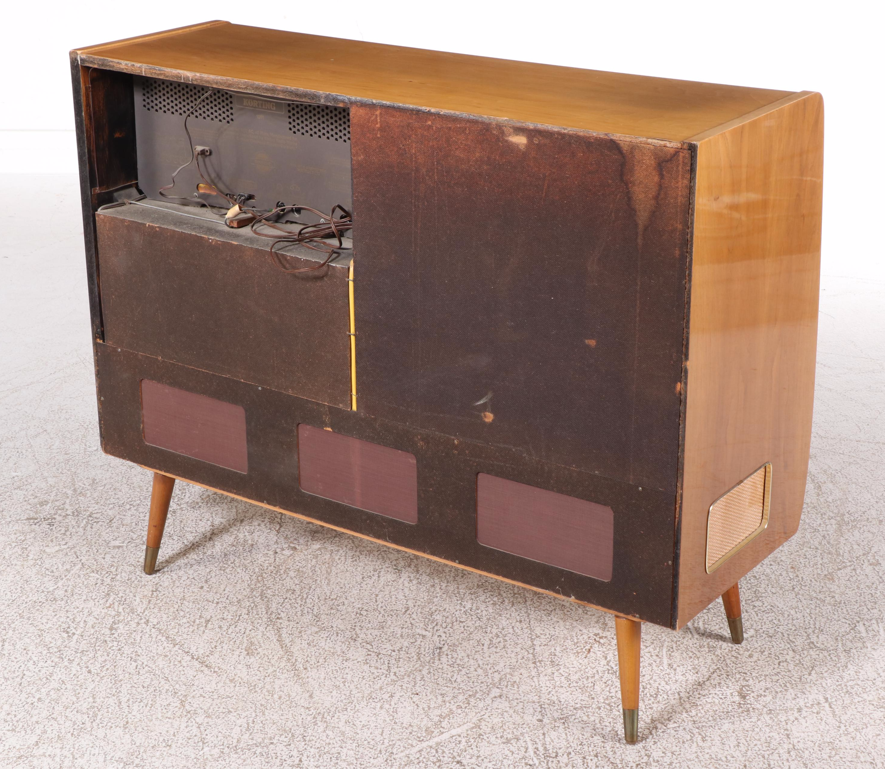 Körting for Delmonico Model 1091 Bar and Stereo Cabinet, Mid-20th Century