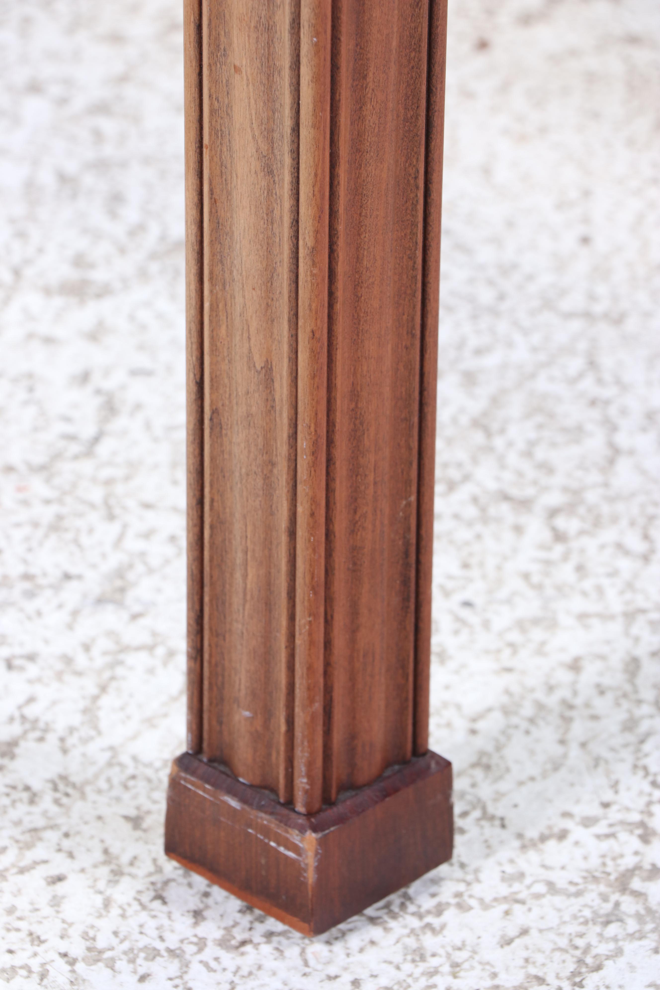 Stickley Chippendale Style Cherrywood and Glass Coffee Table, Dated 2001