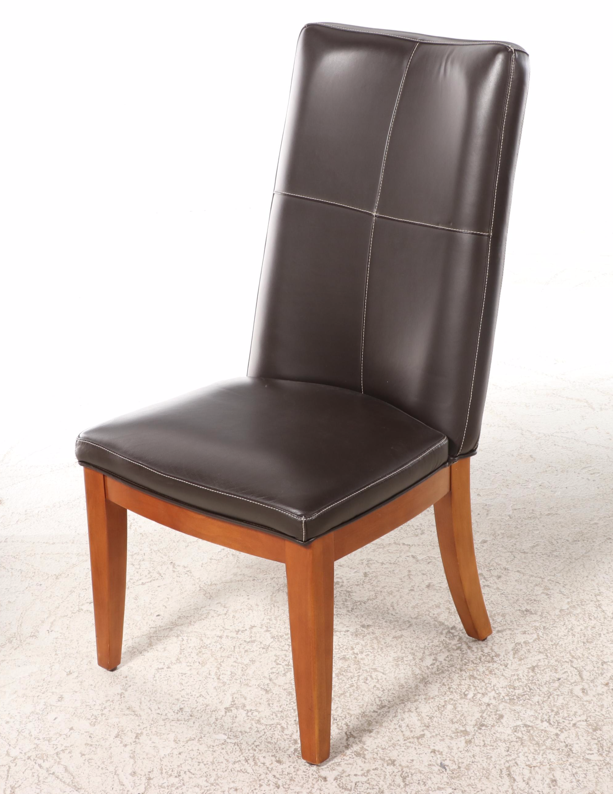 Stanley Furniture Neoclassical Style Dining Table and Six Chairs