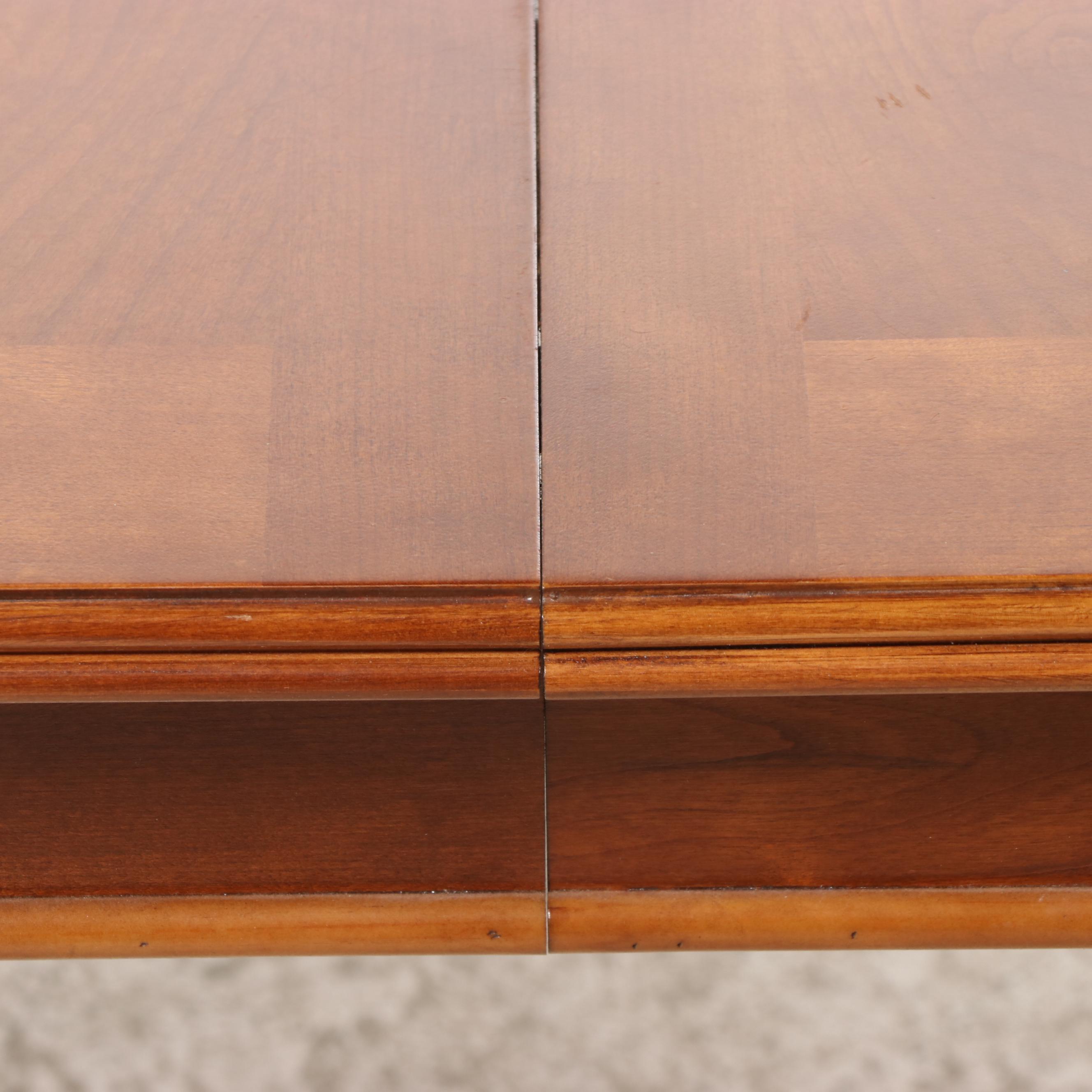 Stanley Furniture Neoclassical Style Dining Table and Six Chairs