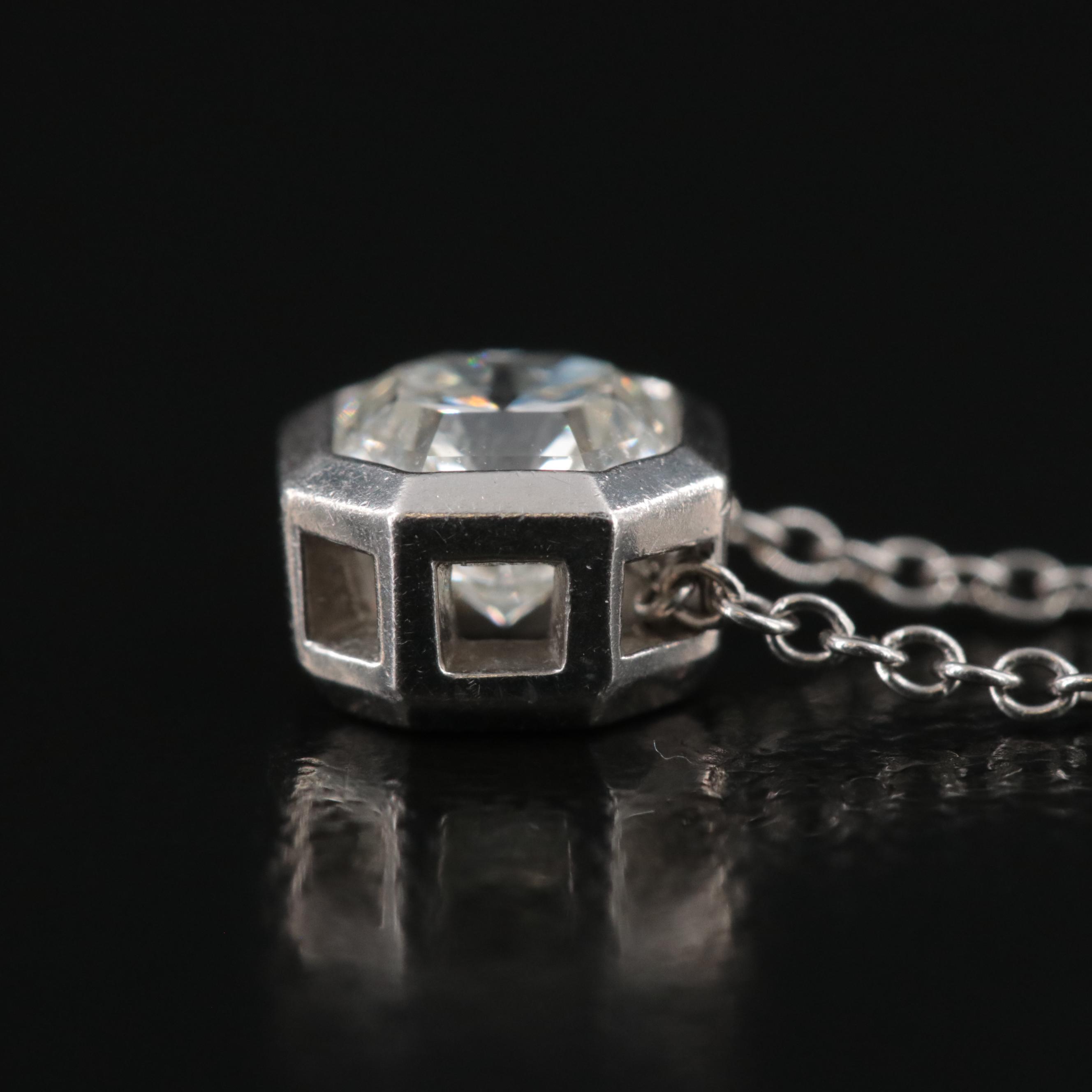 Tiffany & Co. Lucida Platinum 0.72 CT Diamond Solitaire Necklace