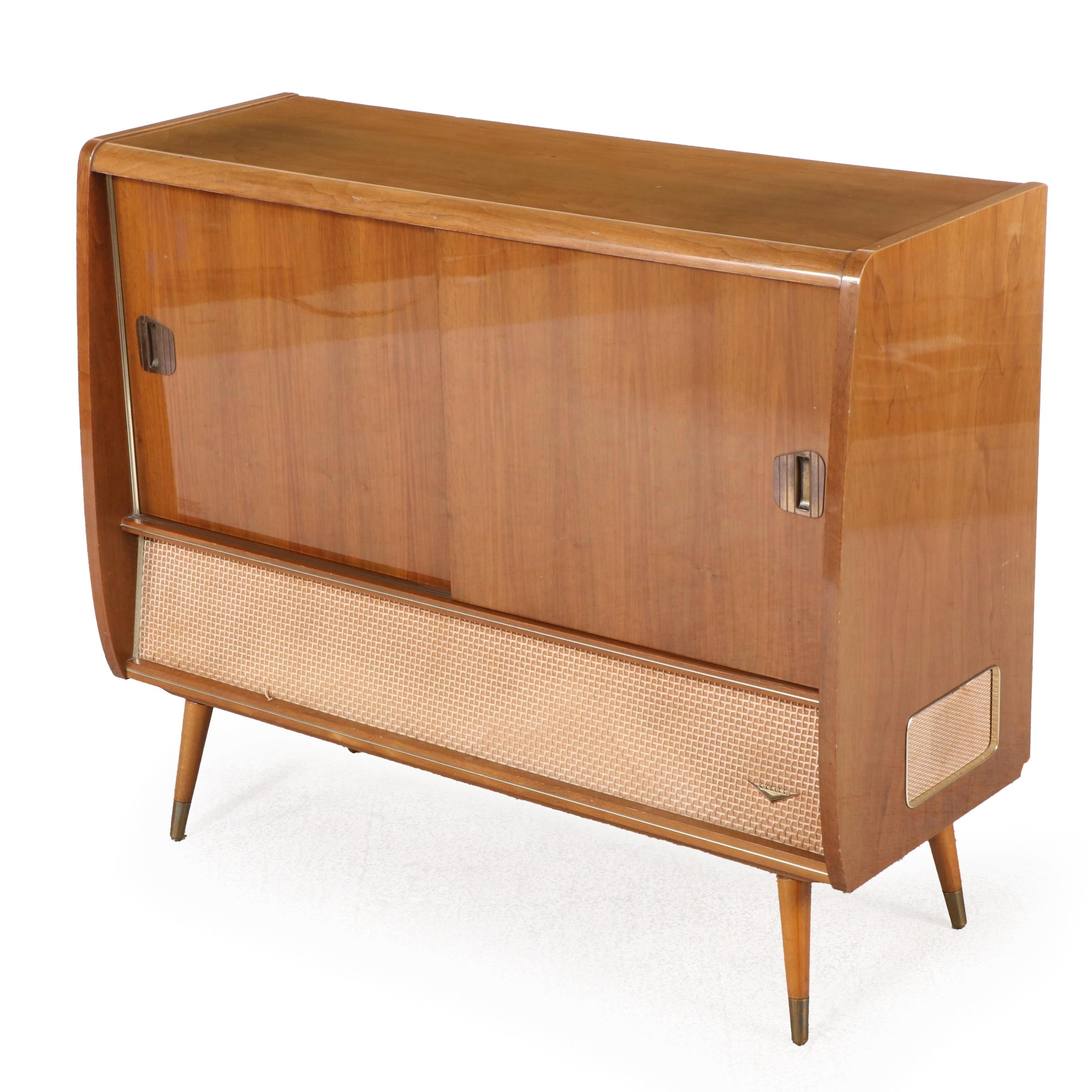 Körting for Delmonico Model 1091 Bar and Stereo Cabinet, Mid-20th Century