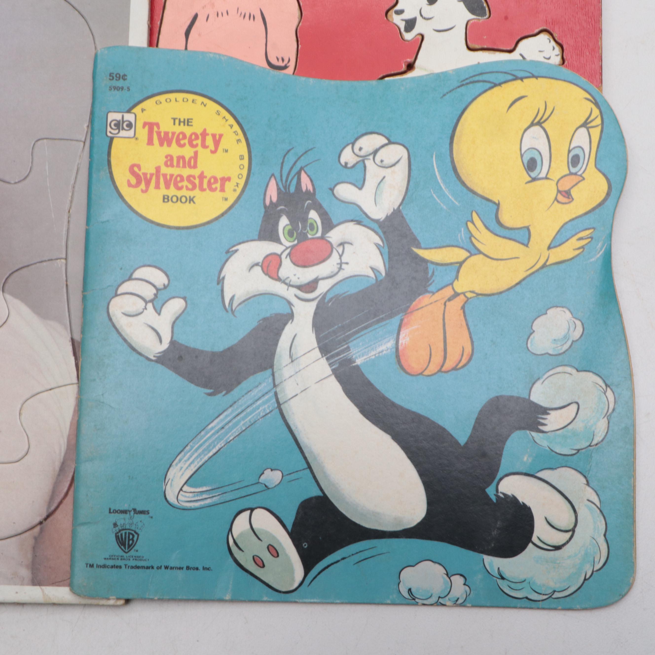 Particle Board, Wood and Other Puzzles with "The Mood of America" Book