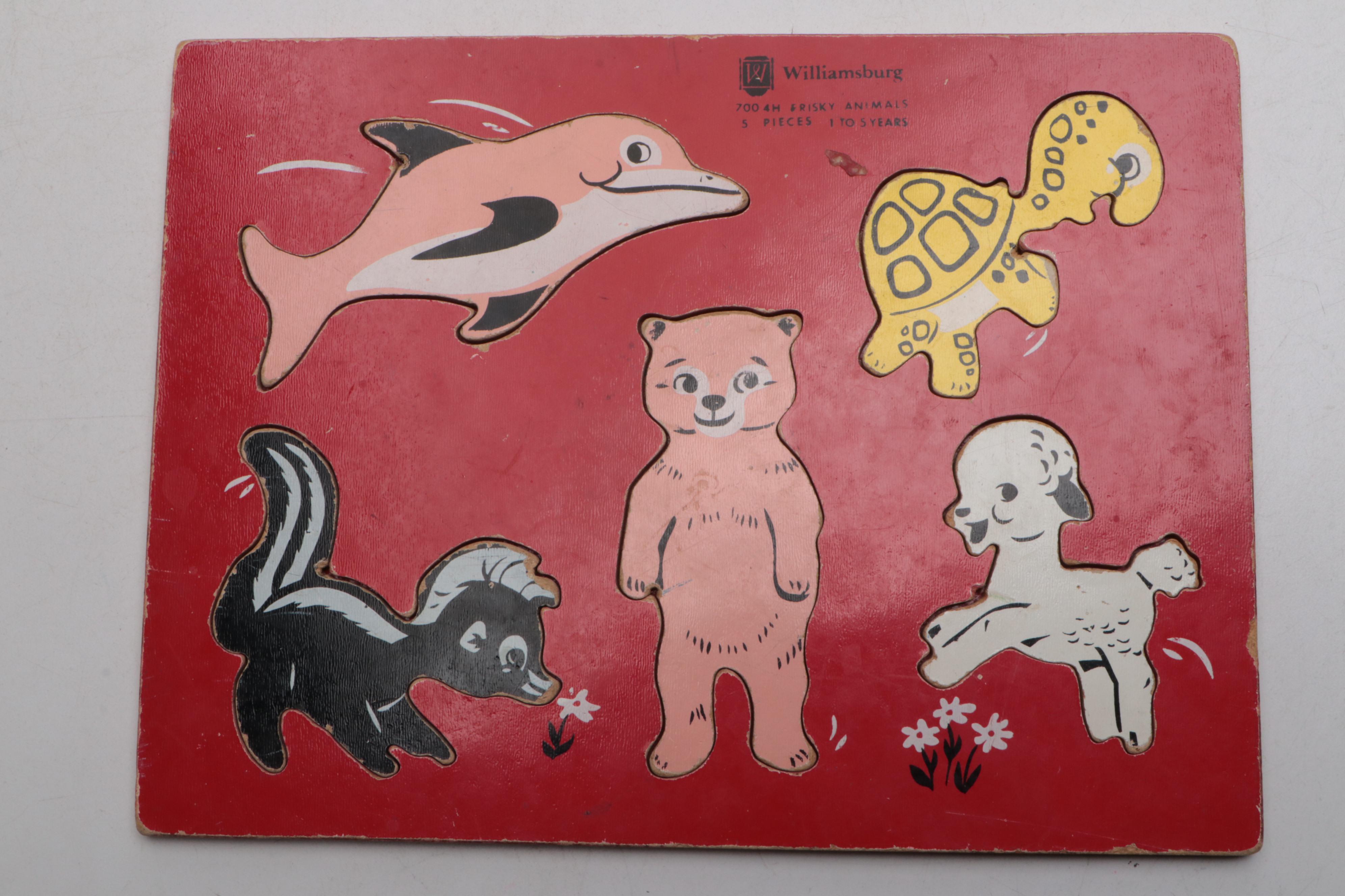 Particle Board, Wood and Other Puzzles with "The Mood of America" Book