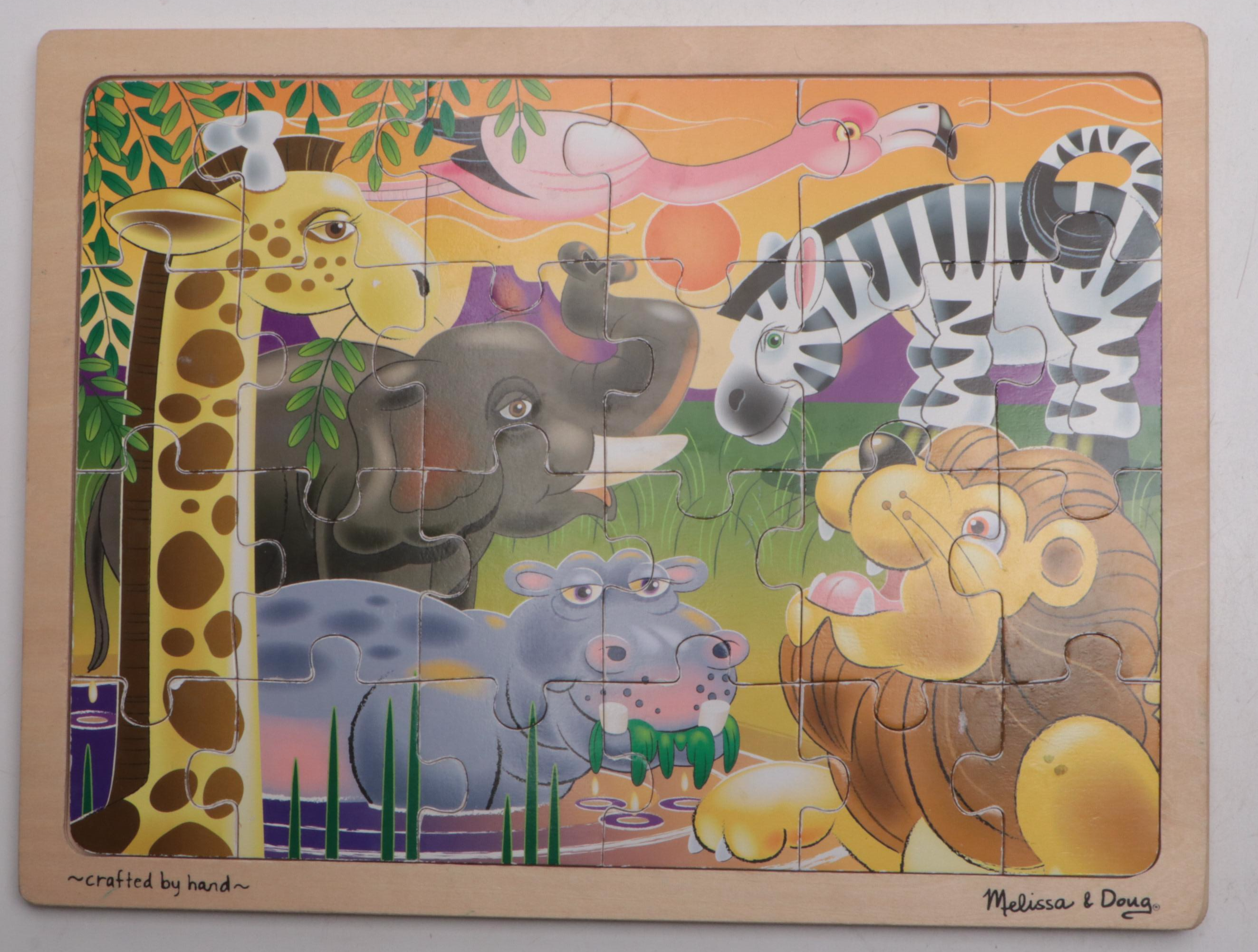 Particle Board, Wood and Other Puzzles with "The Mood of America" Book