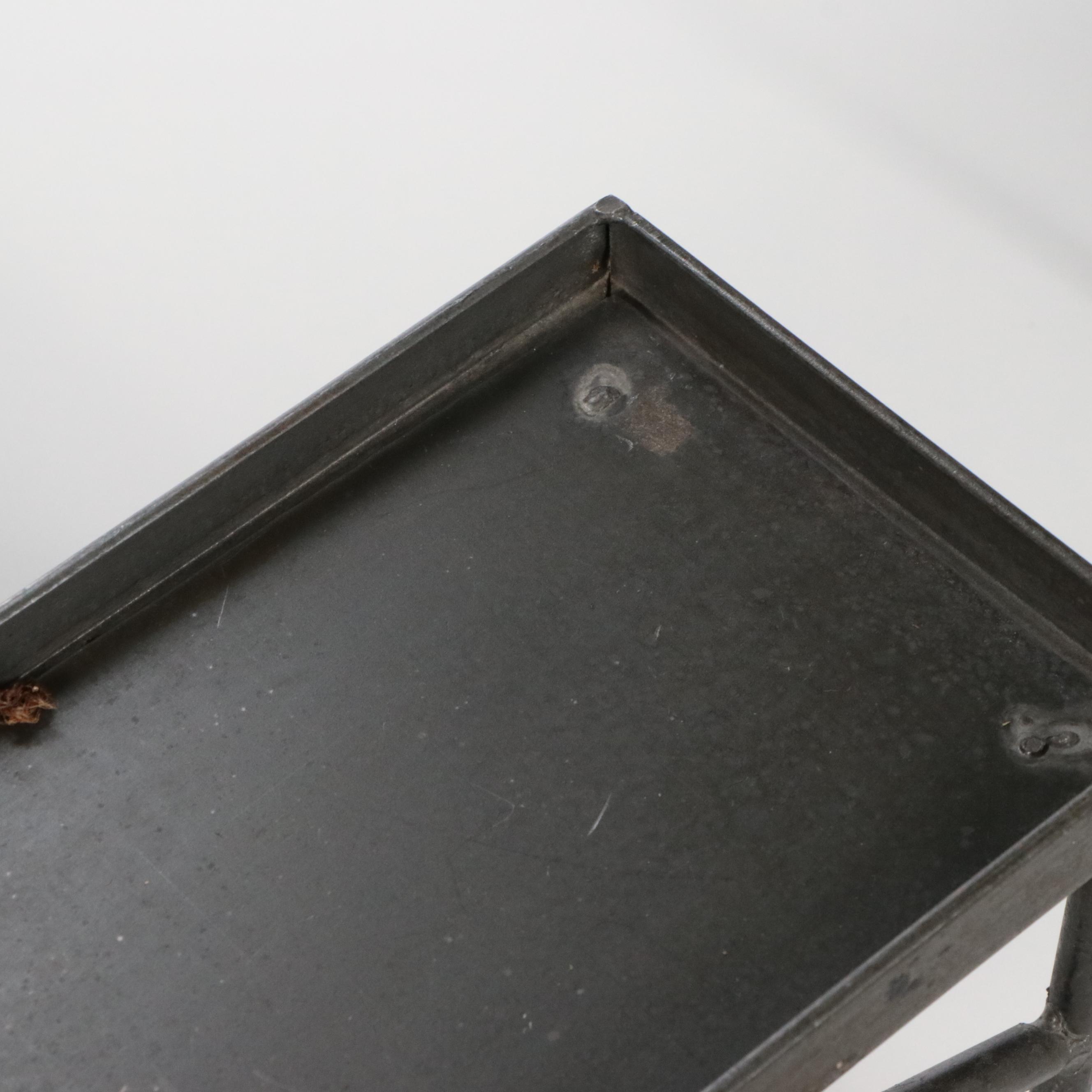 HomArt Metal Plant Stands with Artificial Orchids and More Faux Plants