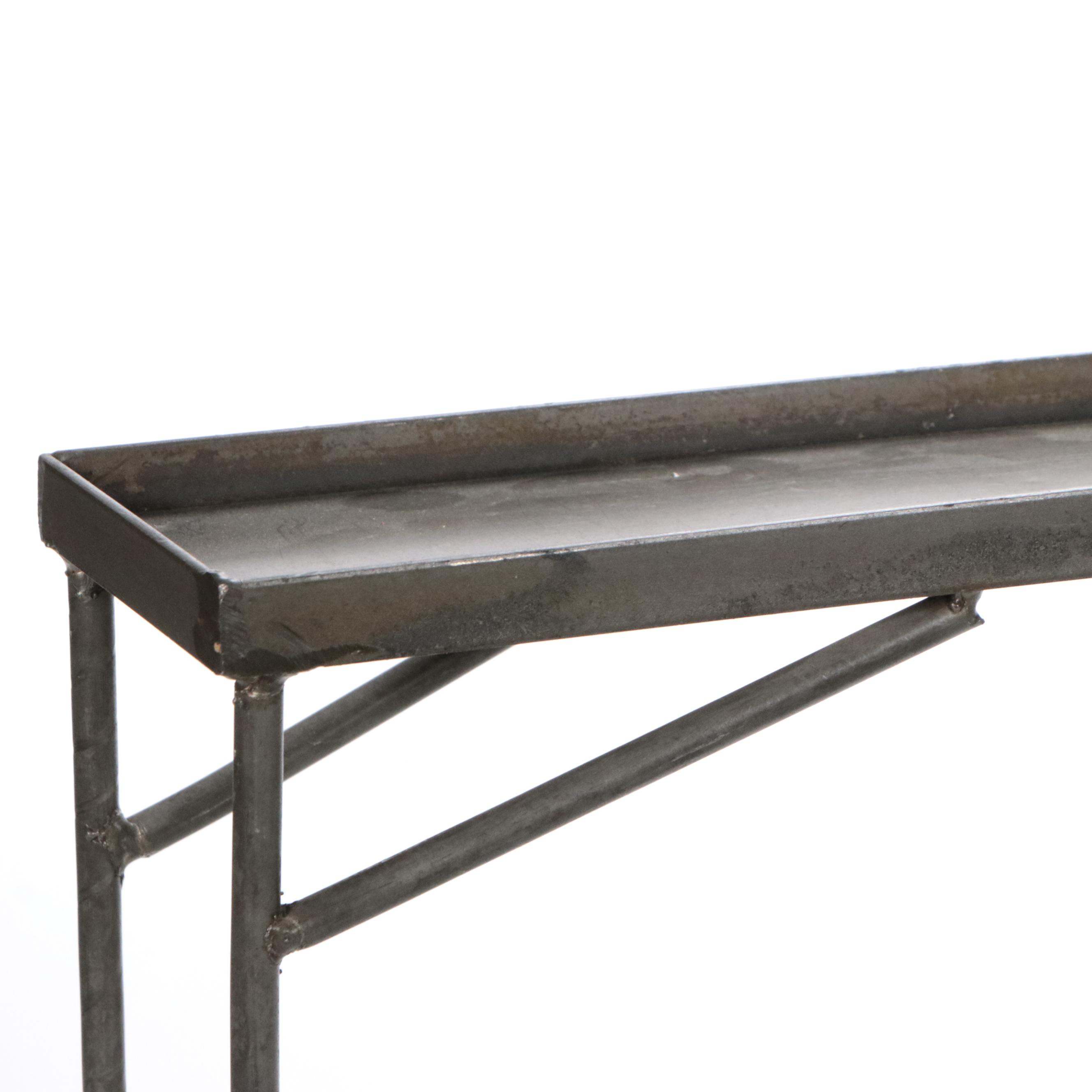 HomArt Metal Plant Stands with Artificial Orchids and More Faux Plants