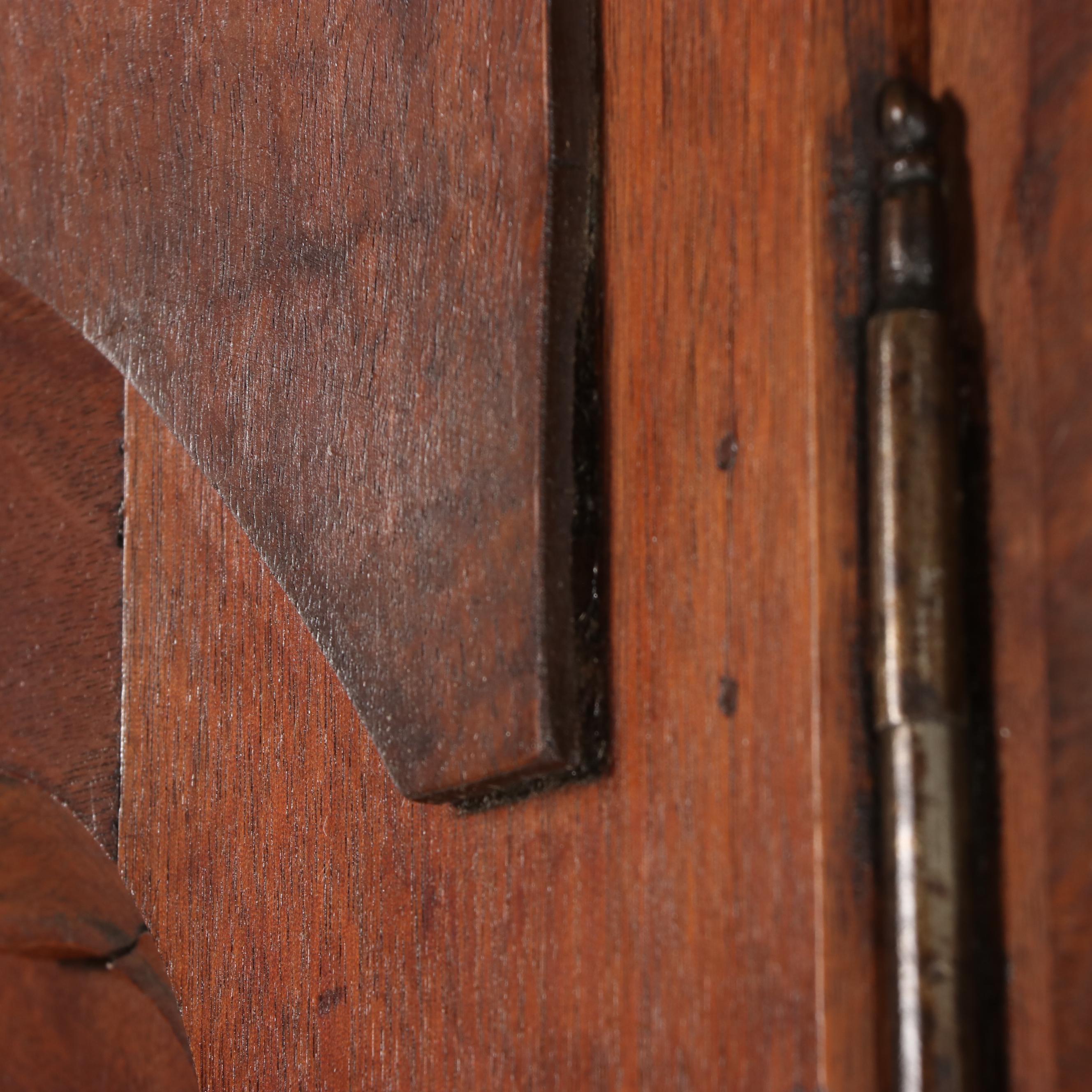 Victorian Style Burl Wood and Mahogany Wardrobe, Late 19th/Early 20th Century