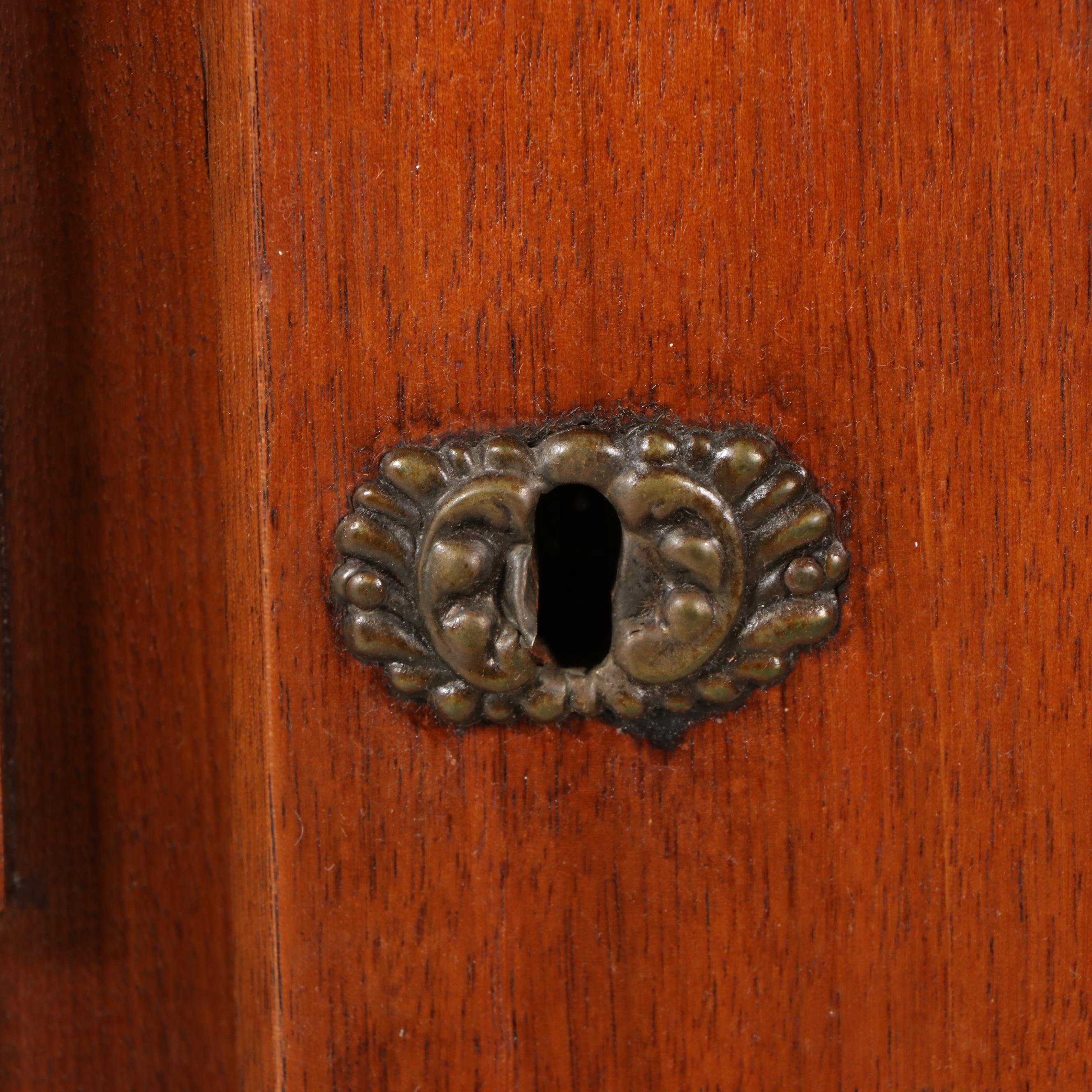 Victorian Style Burl Wood and Mahogany Wardrobe, Late 19th/Early 20th Century