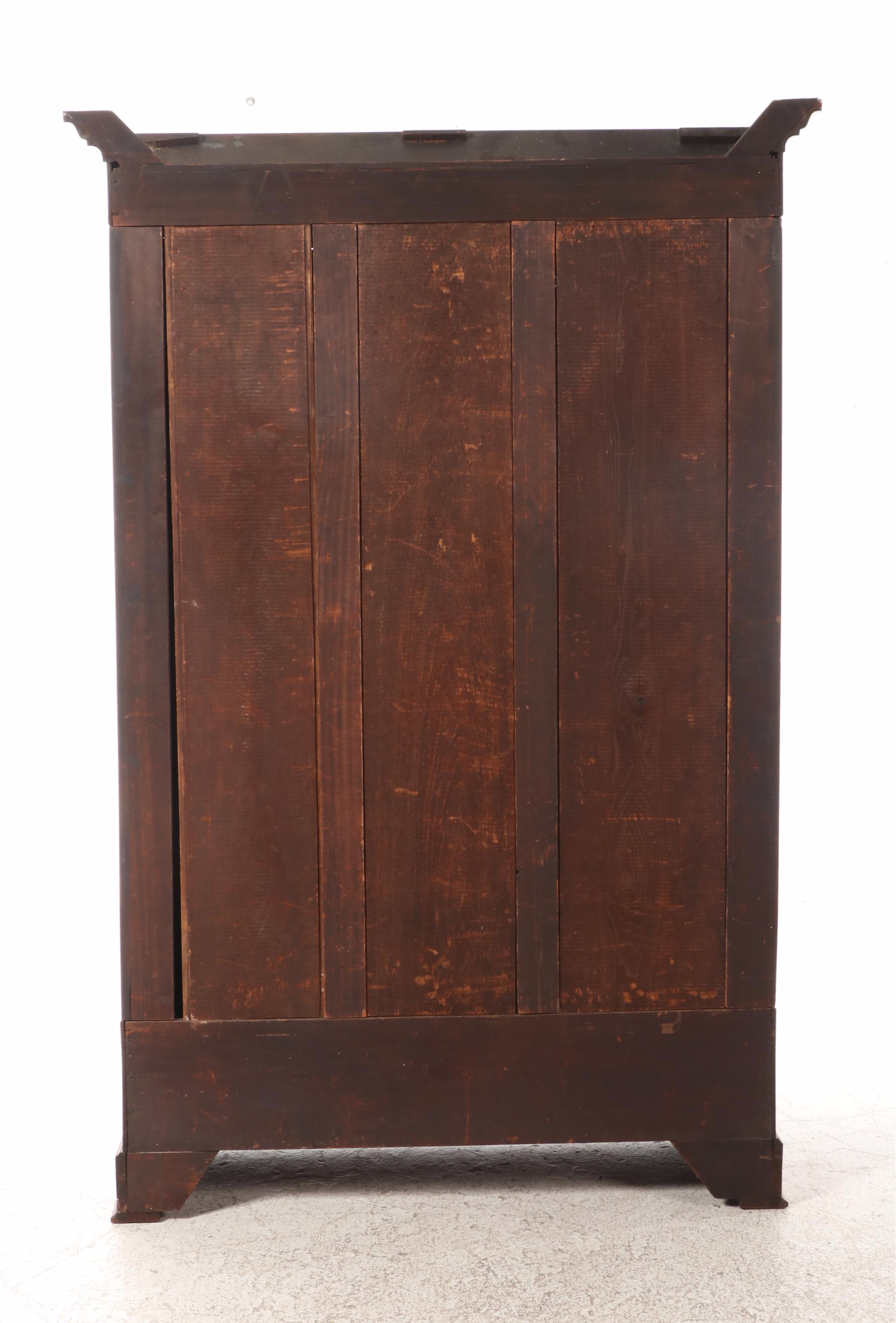 Victorian Style Burl Wood and Mahogany Wardrobe, Late 19th/Early 20th Century