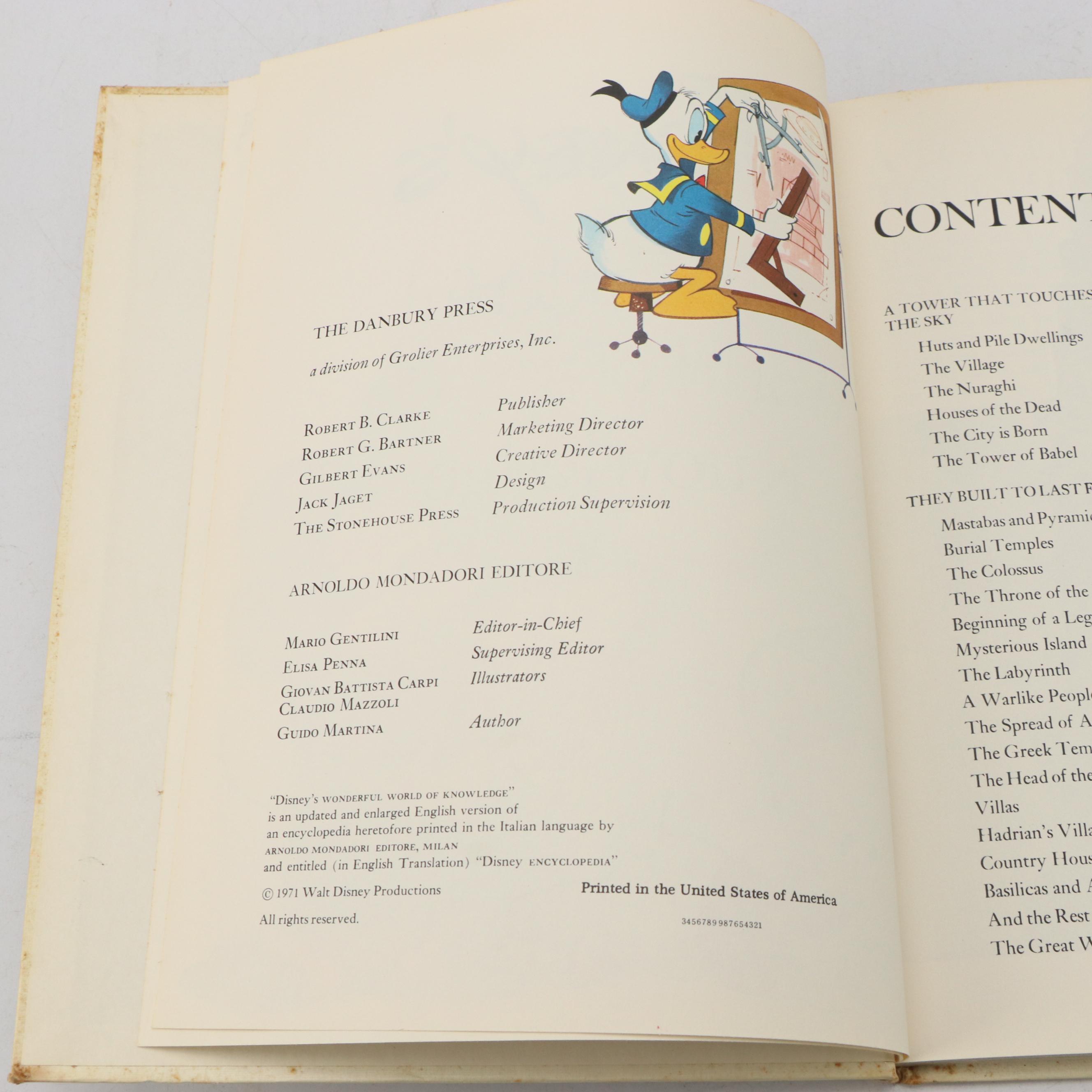 "Disney's Wonderful World of Knowledge" Partial Set, Mid/Late 20th Century