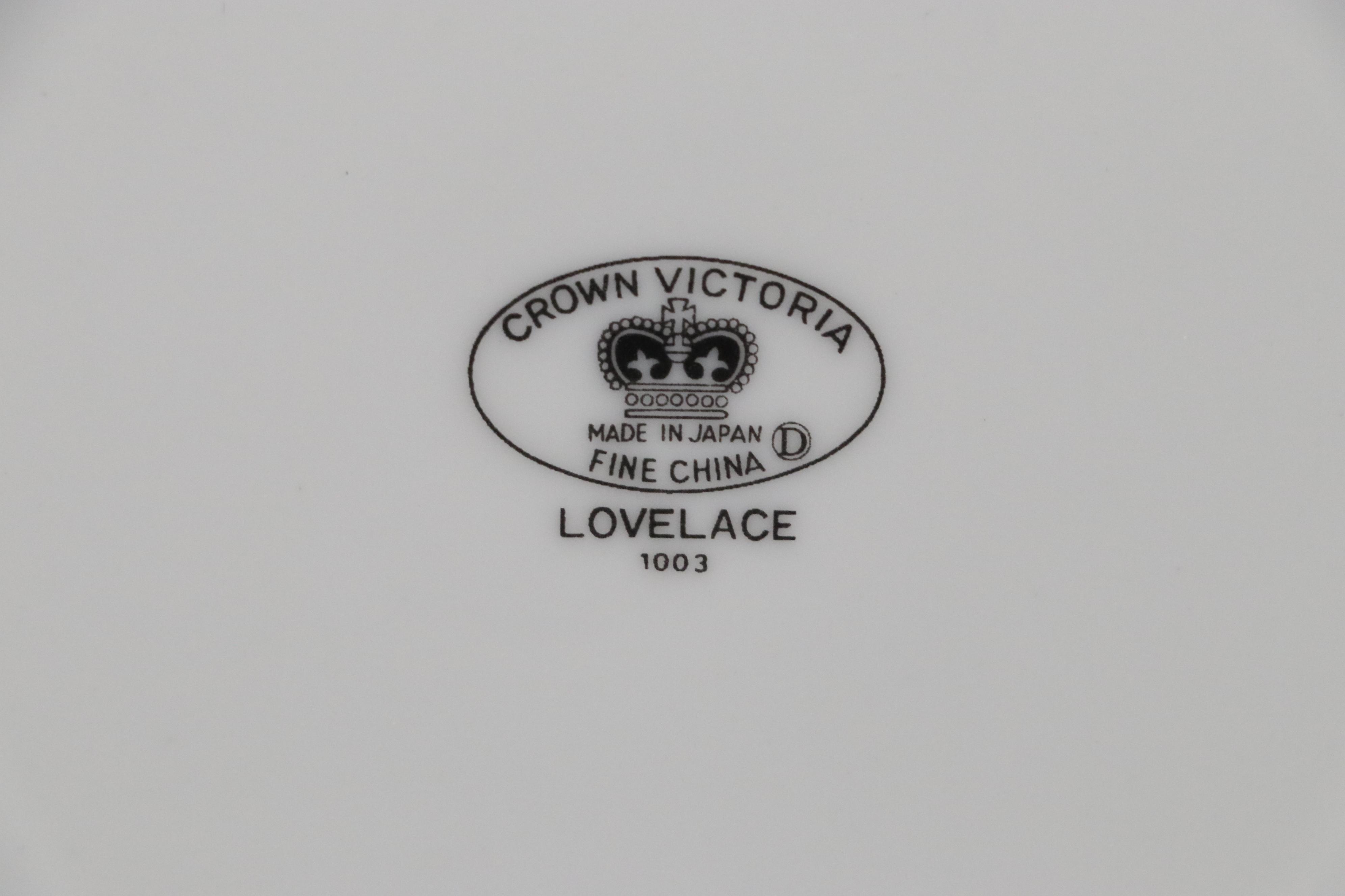 Crown Victoria "Lovelace" and Royal Wentworth "Christina" Porcelain Dinnerware