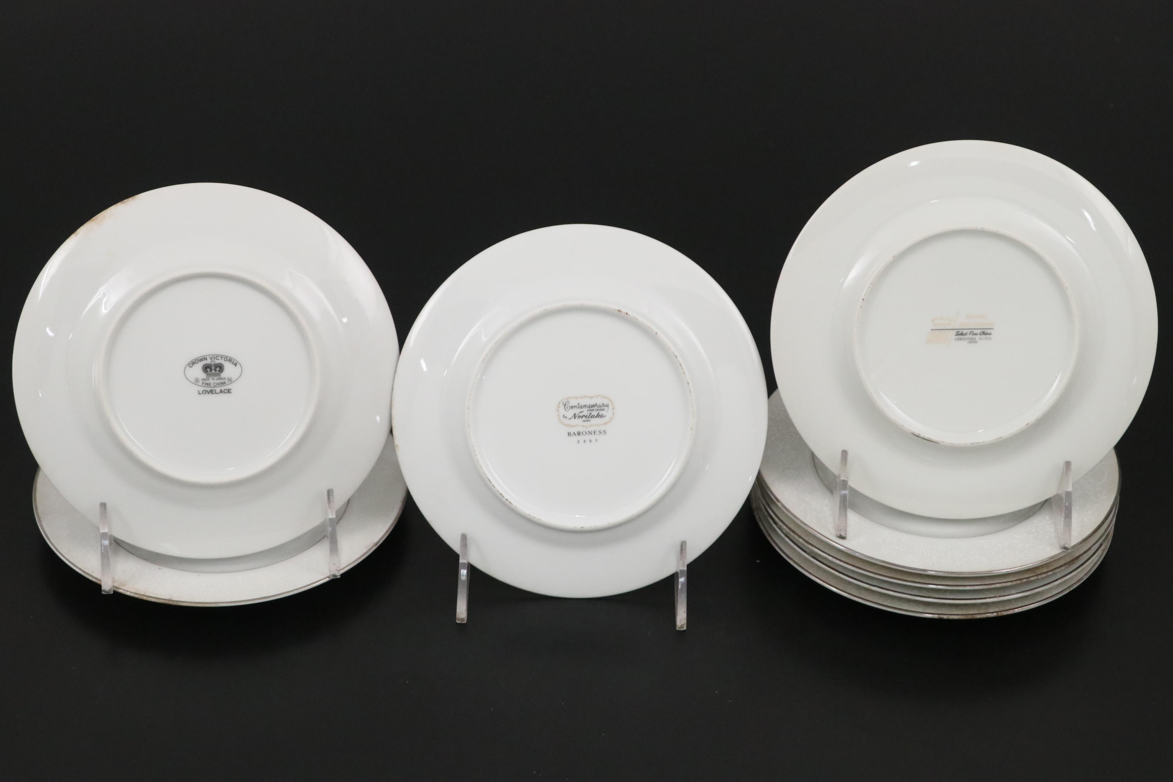 Crown Victoria "Lovelace" and Royal Wentworth "Christina" Porcelain Dinnerware