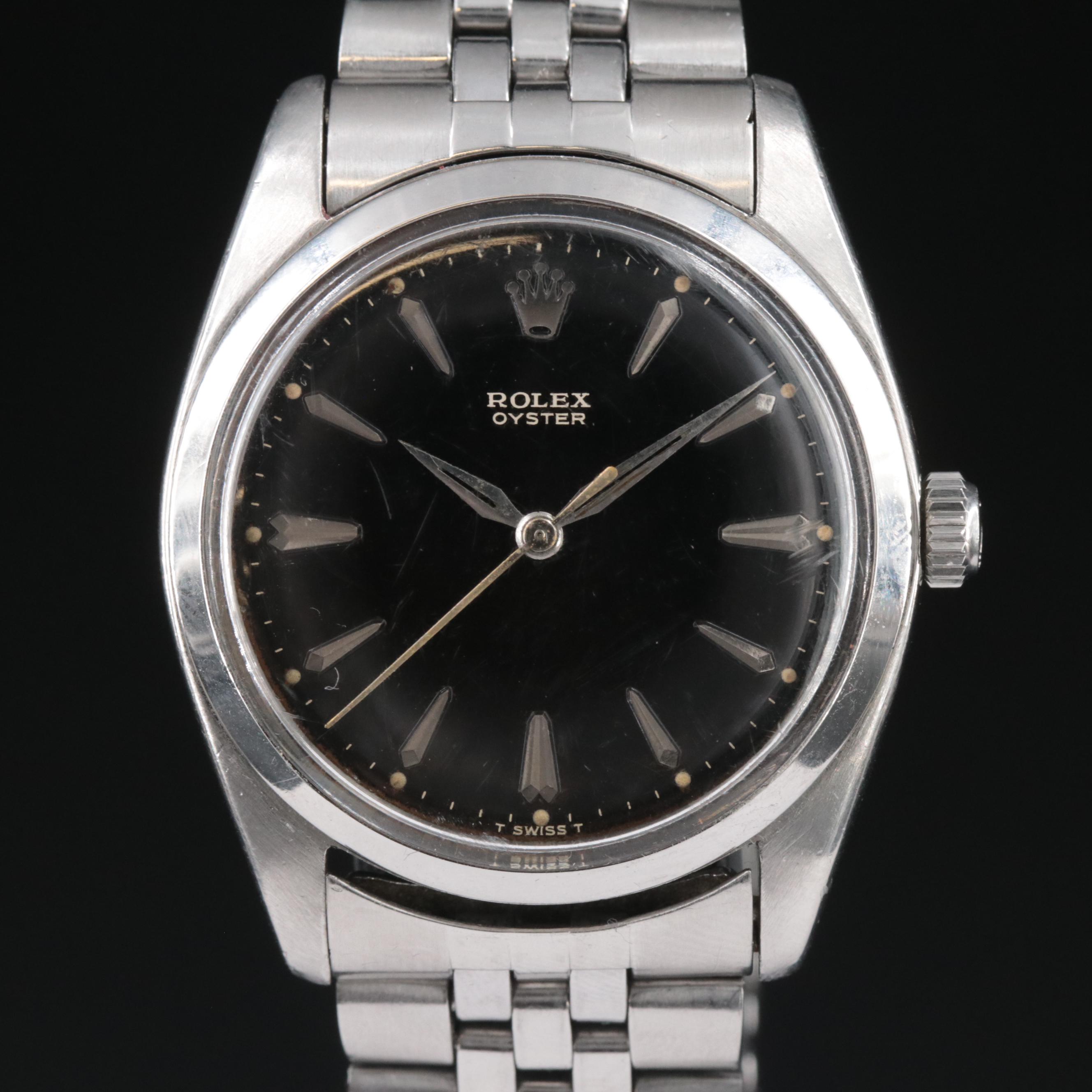 1958 Rolex Oyster Stainless Steel Watch