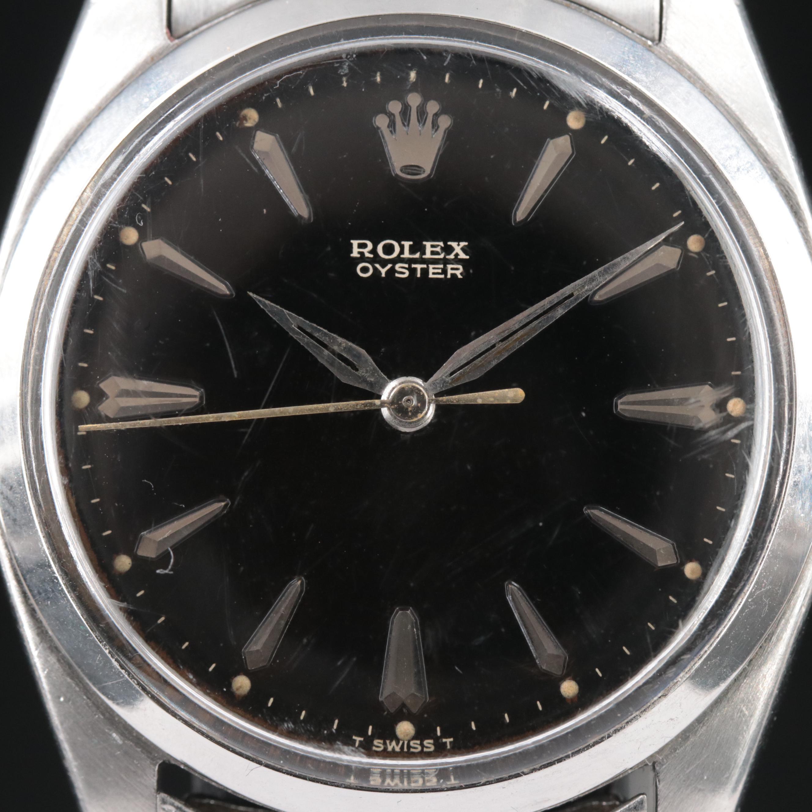 1958 Rolex Oyster Stainless Steel Watch