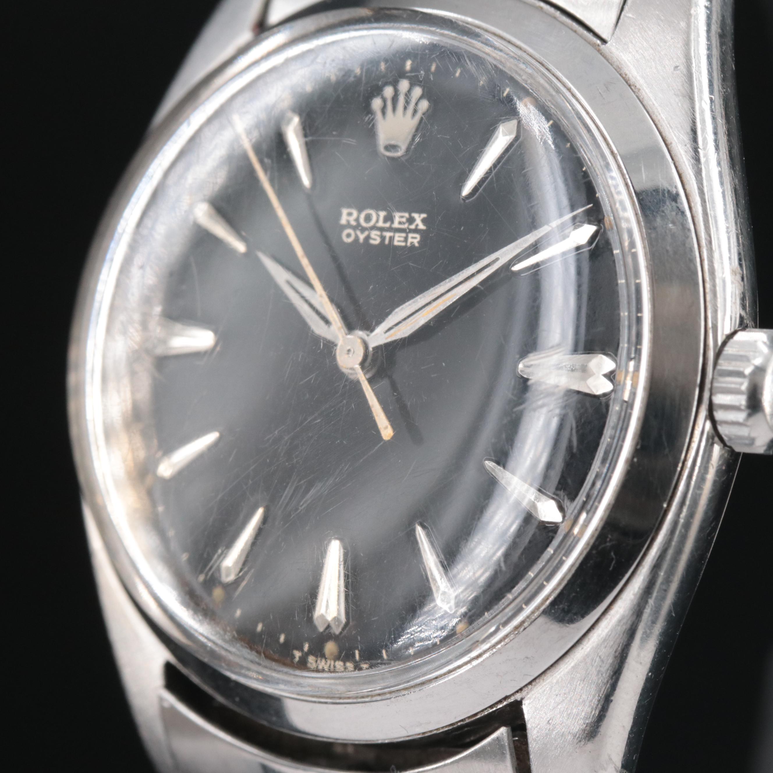 1958 Rolex Oyster Stainless Steel Watch