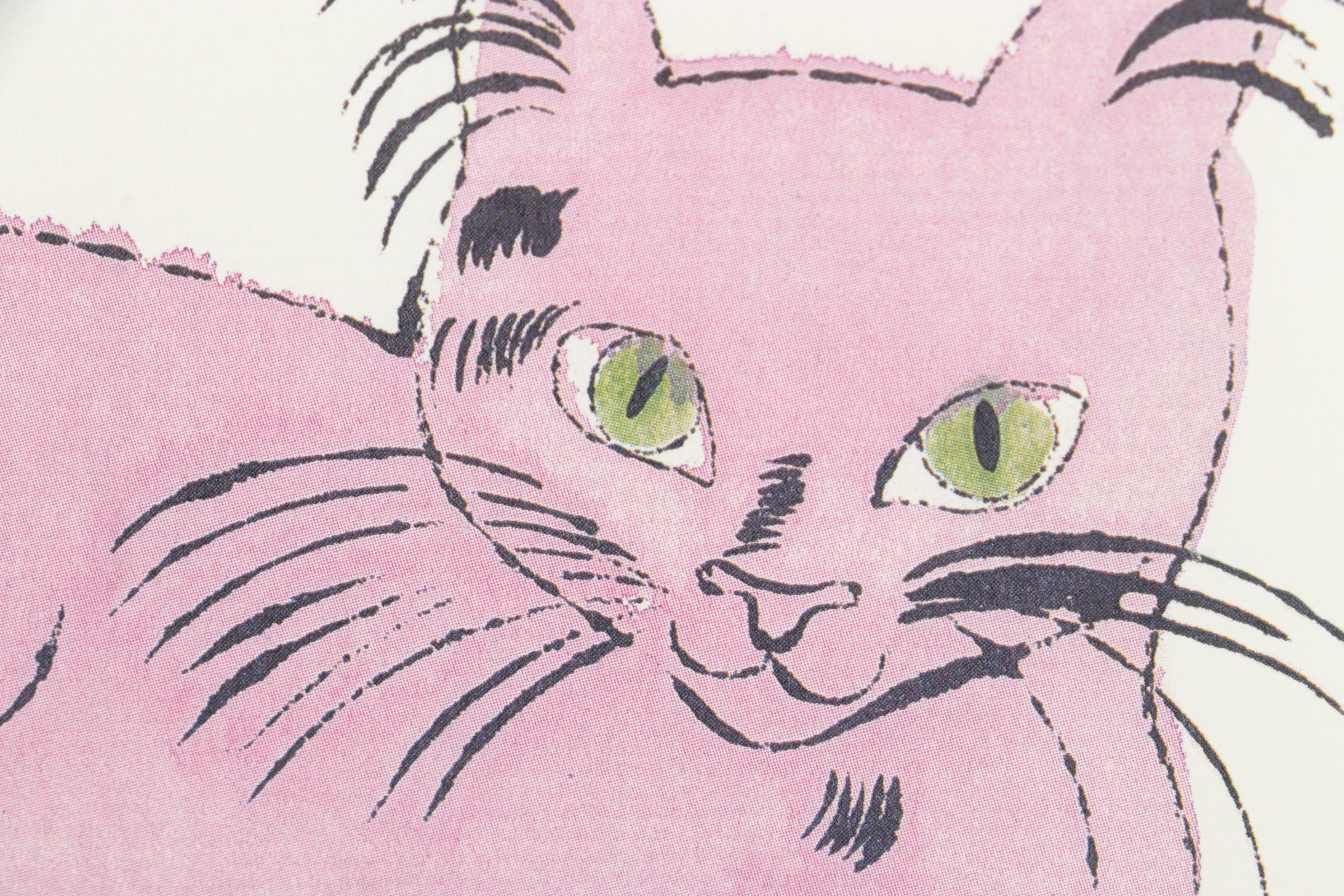 Offset Lithograph After Andy Warhol From "25 Cats Name Sam and One Blue Pussy"
