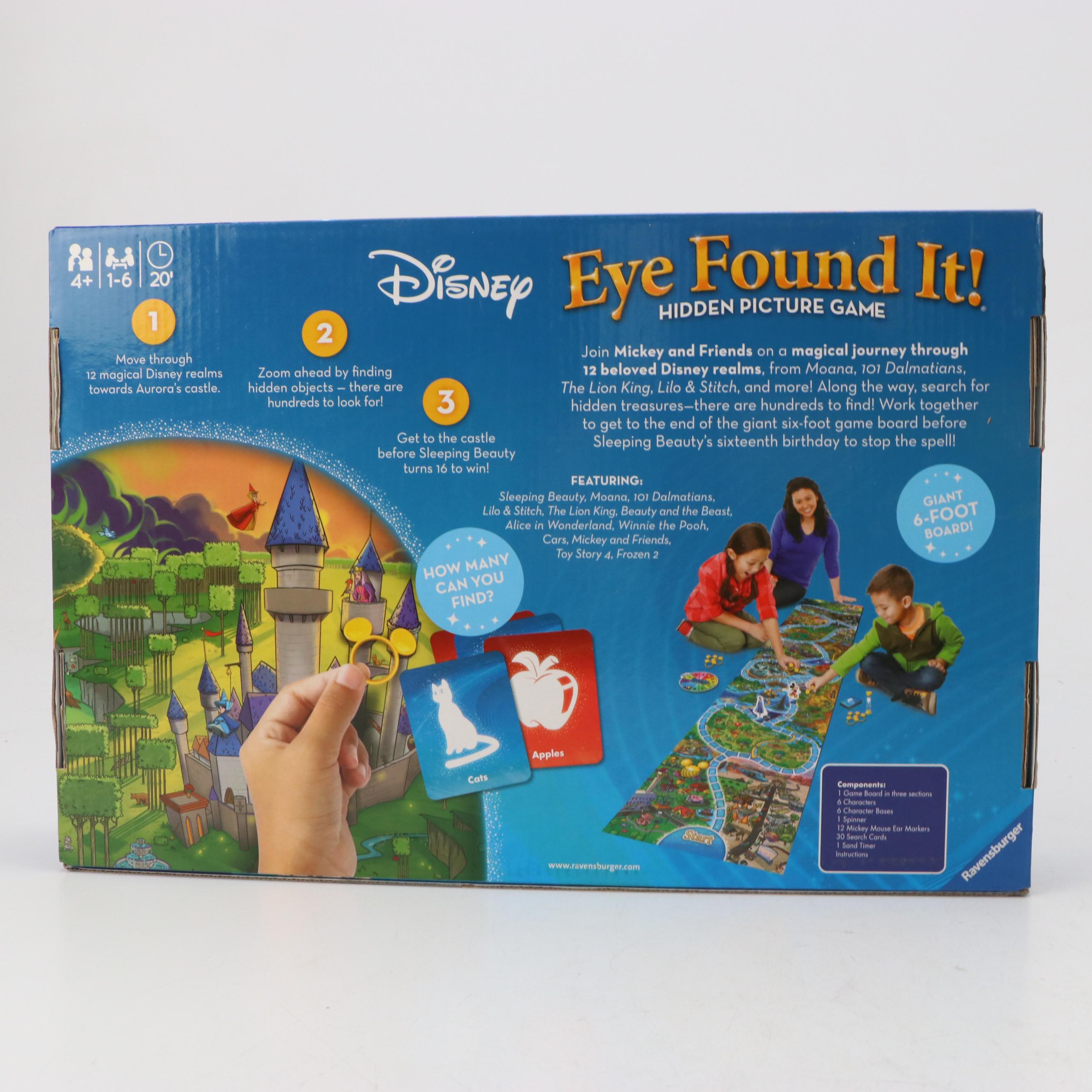 Disney "Eye Found It!" Hidden Picture Game with Panoramas 750-Piece Puzzles