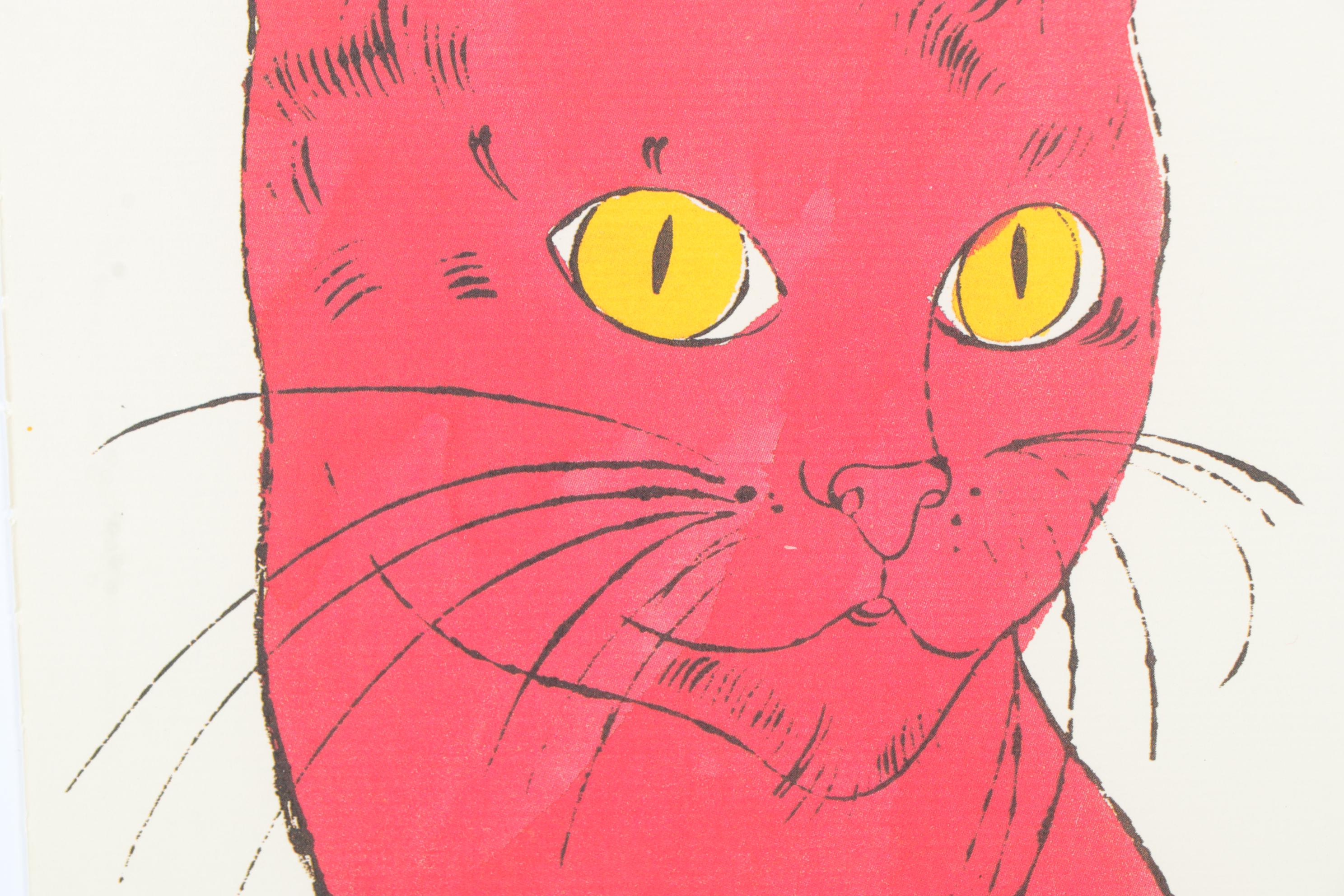 Offset Lithograph After Andy Warhol From "25 Cats Name Sam and One Blue Pussy"