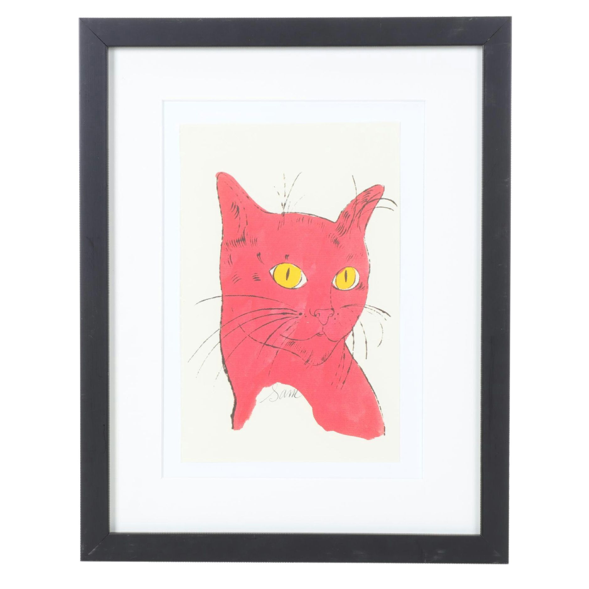 Offset Lithograph After Andy Warhol From "25 Cats Name Sam and One Blue Pussy"
