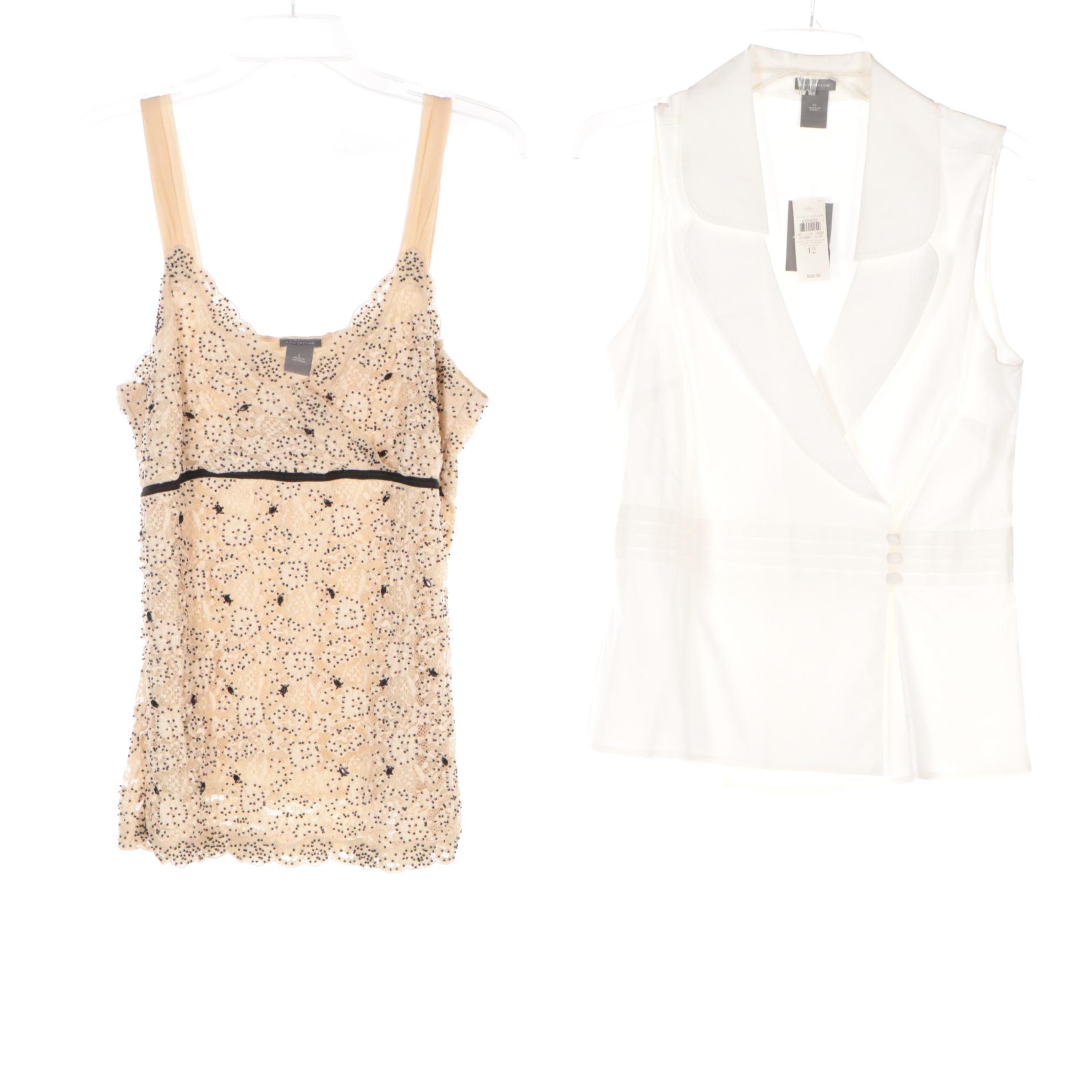 Lauren Ralph Lauren Wool Pantsuit, Ann Taylor & Appraisal Sleeveless Blouses