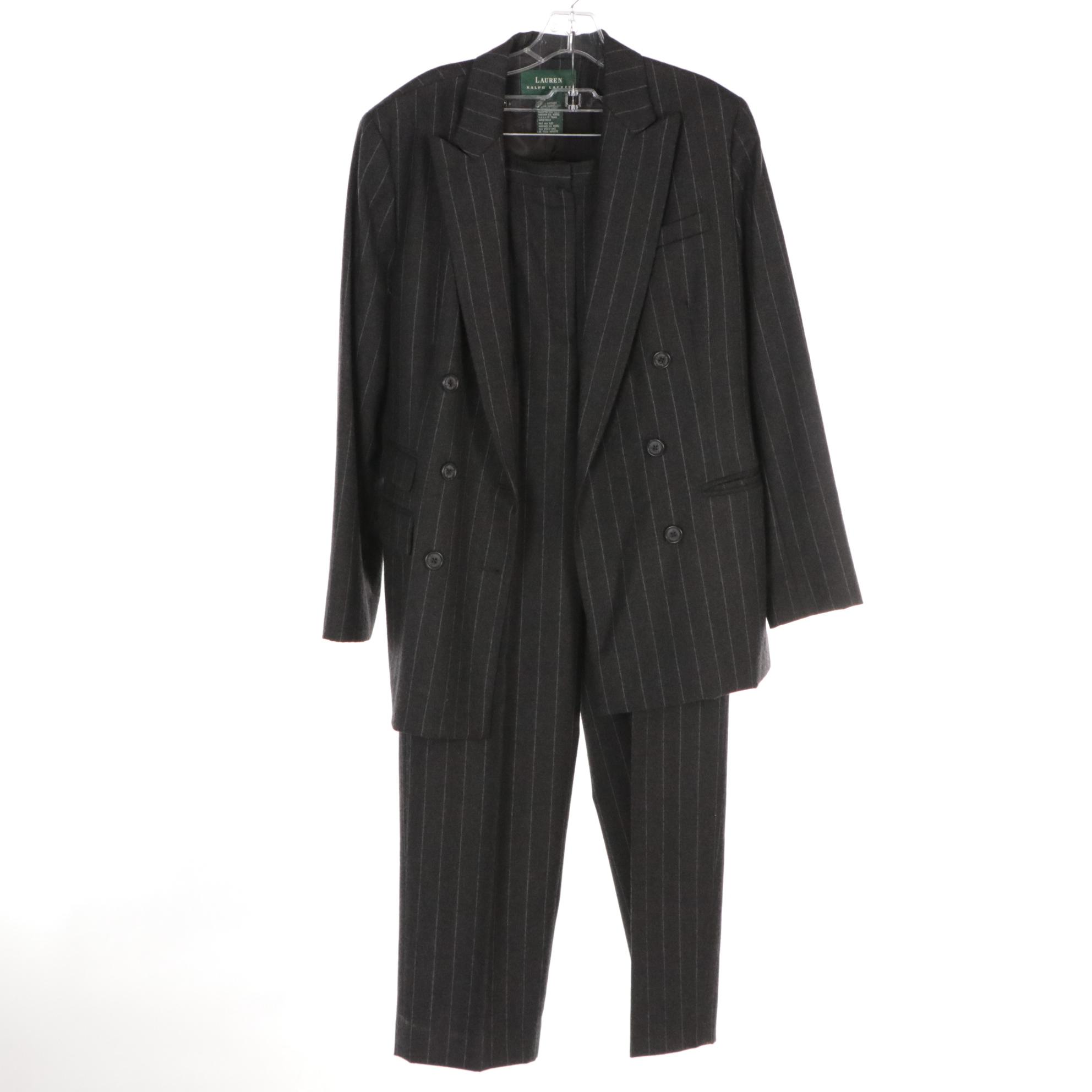 Lauren Ralph Lauren Wool Pantsuit, Ann Taylor & Appraisal Sleeveless Blouses