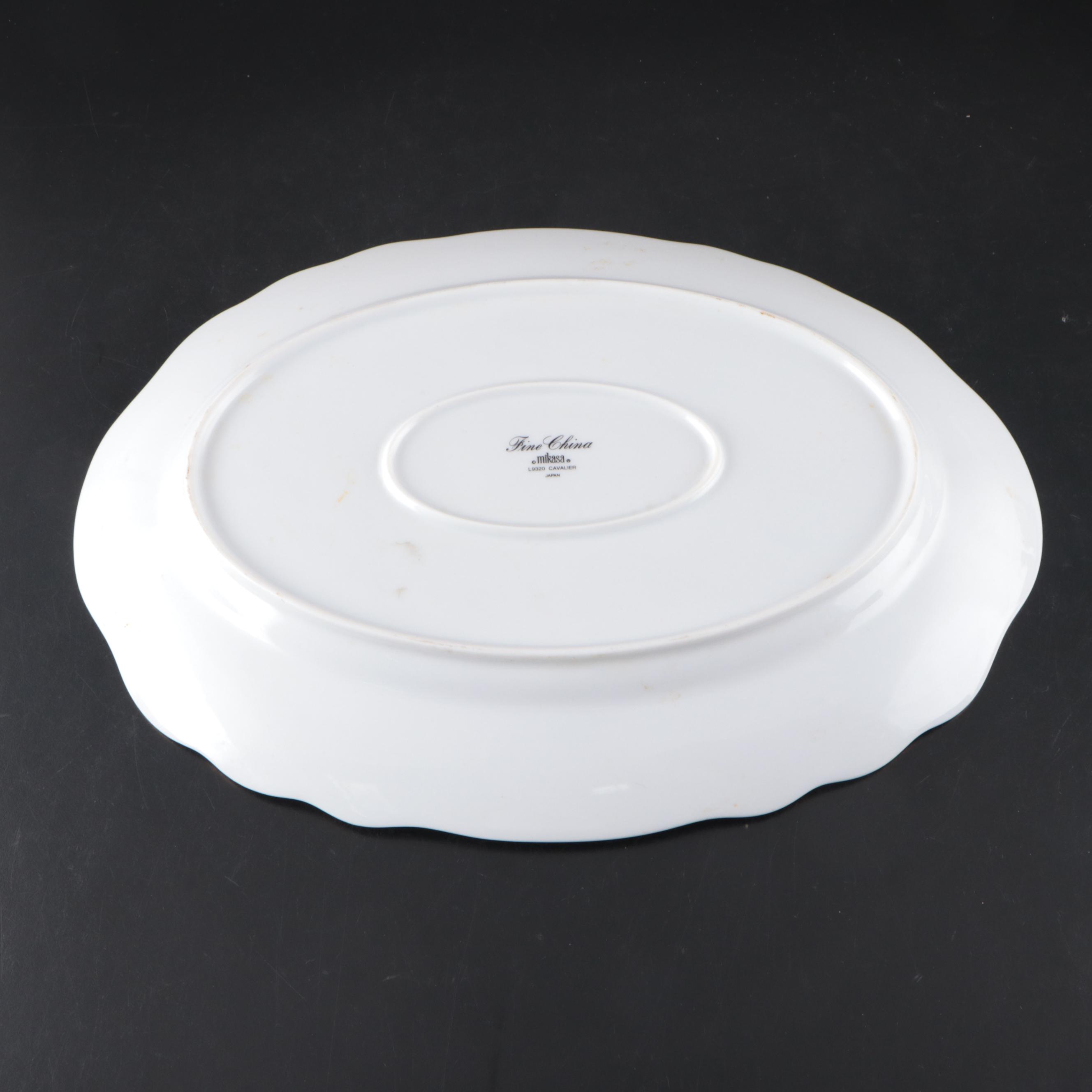 Mikasa "Cavalier White" and Other Gilt Porcelain Dinnerware