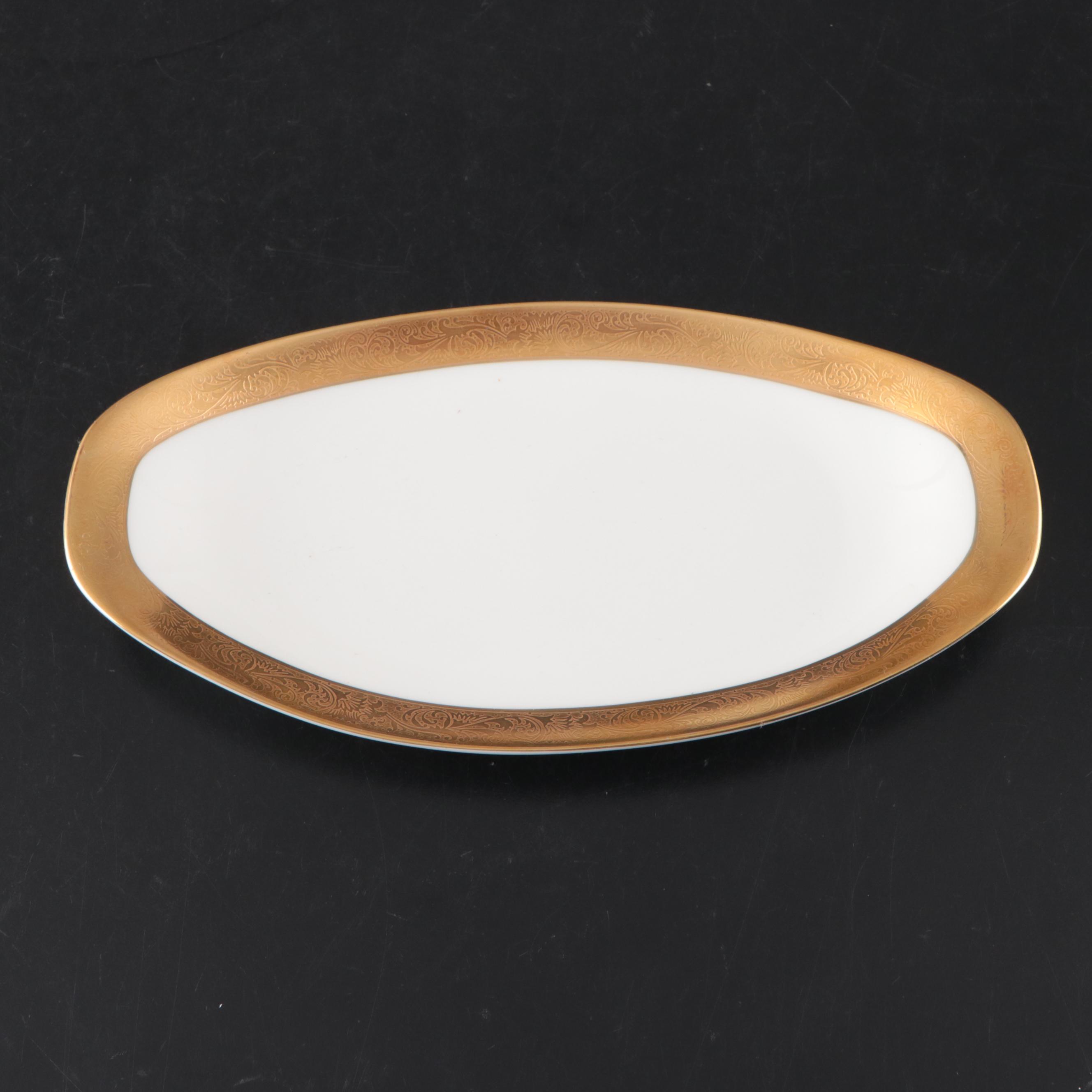 Mikasa "Cavalier White" and Other Gilt Porcelain Dinnerware