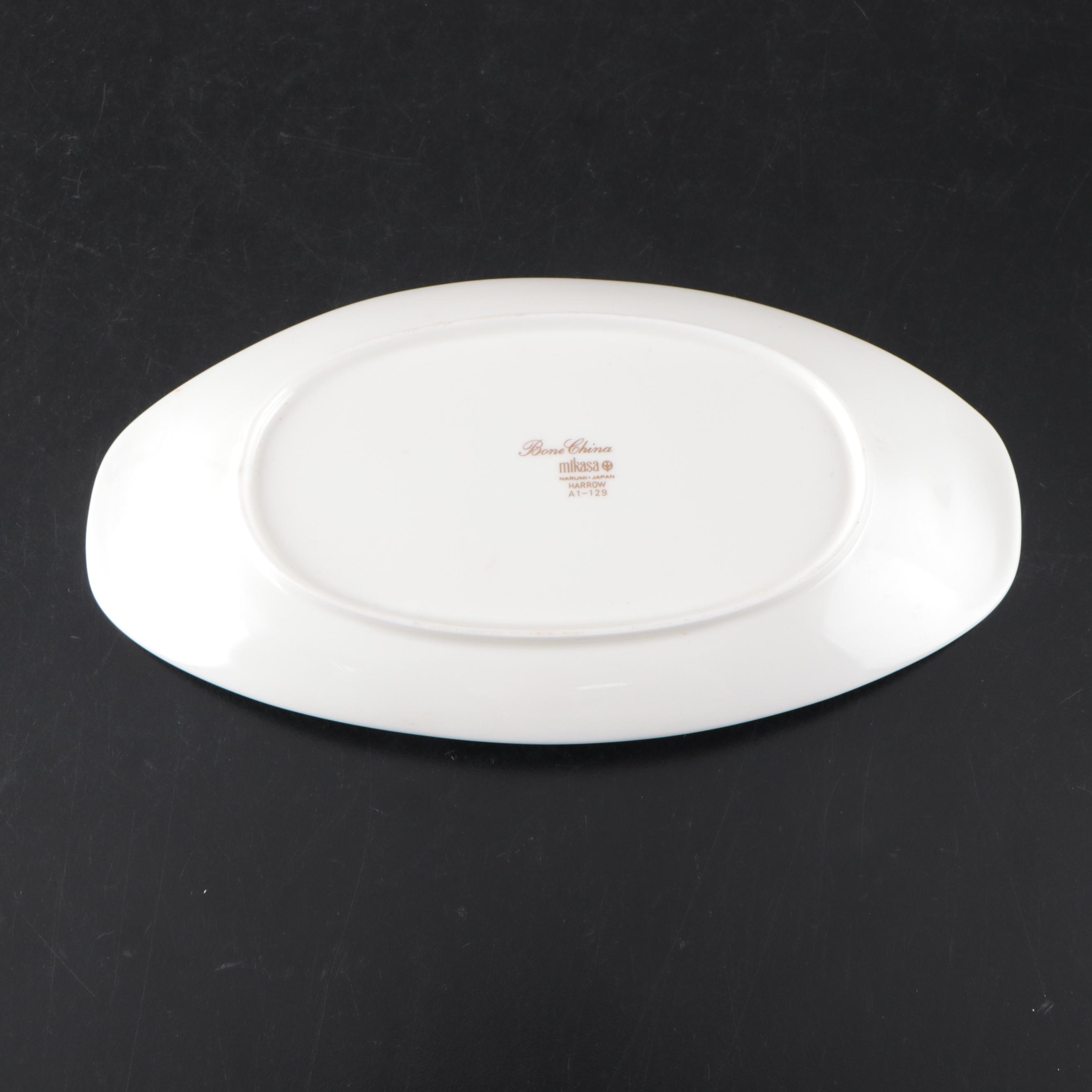 Mikasa "Cavalier White" and Other Gilt Porcelain Dinnerware