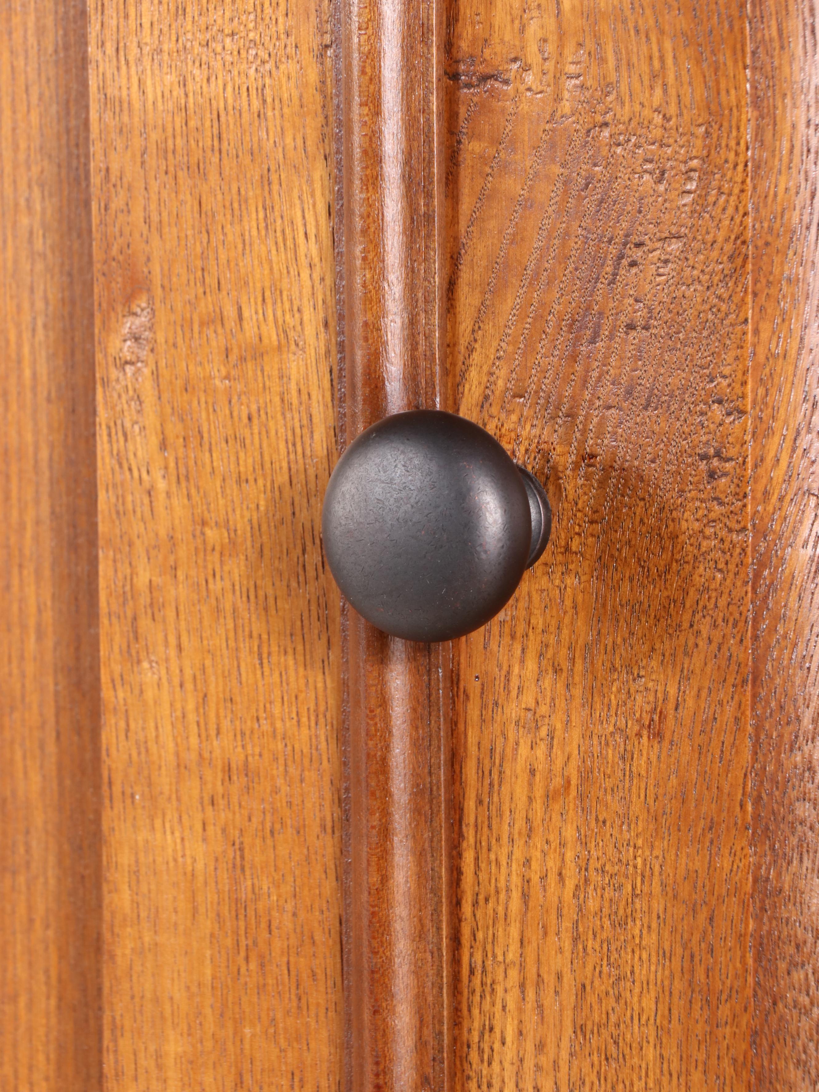 American Primitive Oak and Ash Pie Safe Cupboard, Late 19th/Early 20th Century