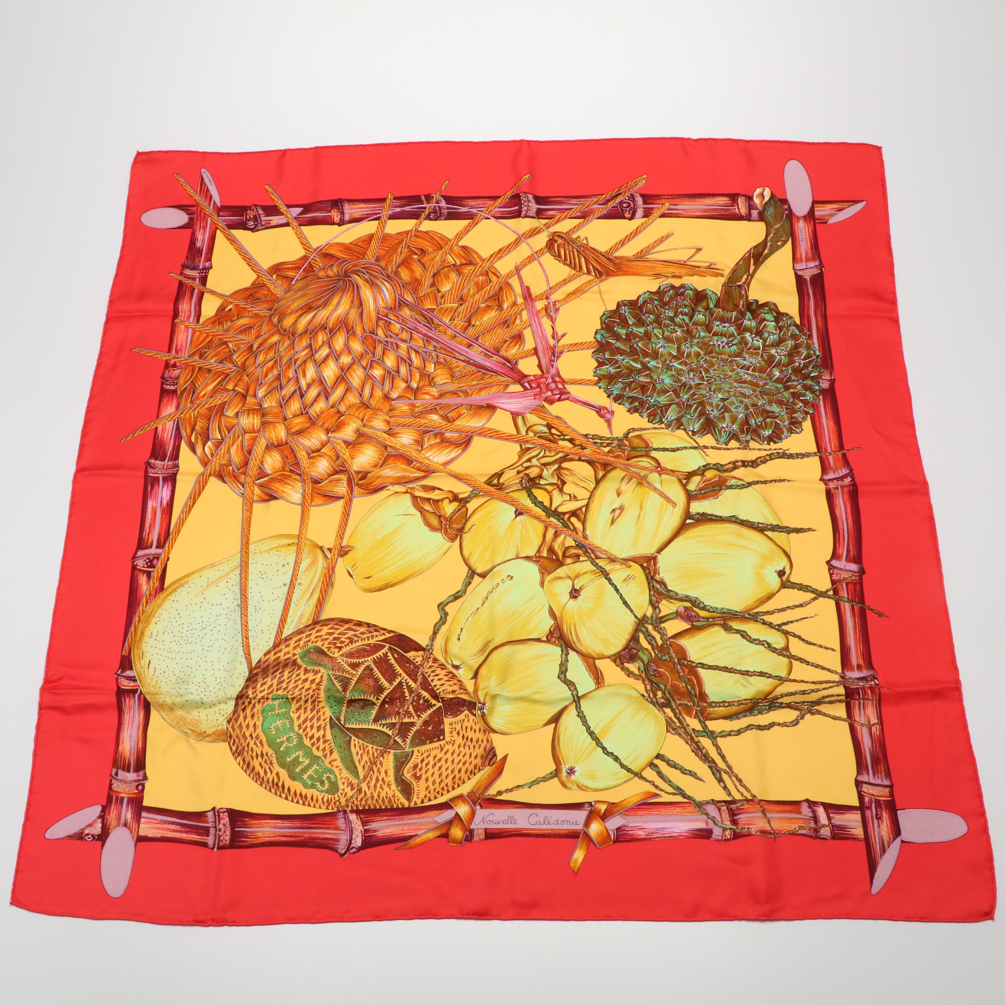 Hermès "Nouvelle Calédonie" Silk Twill Scarf