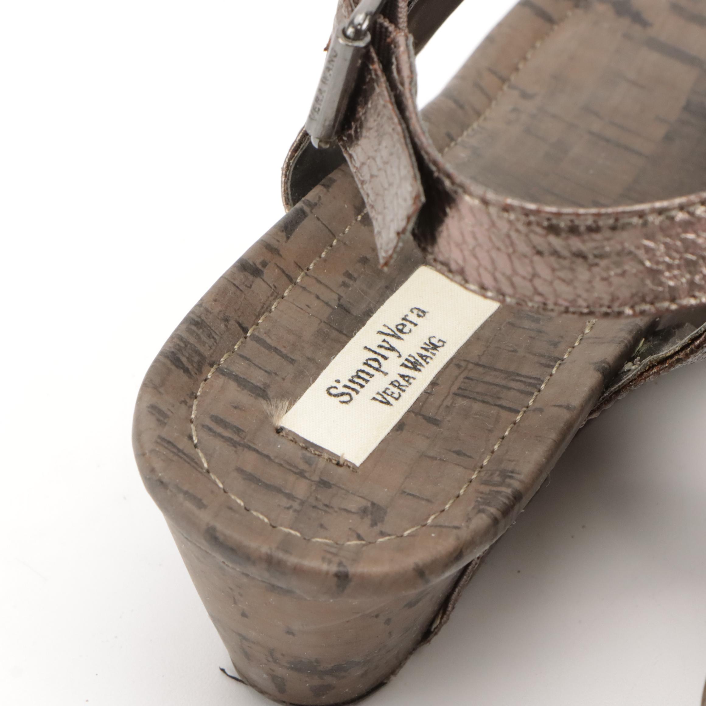 Simply Vera by Vera Wang and Mixit Wedge Sandals